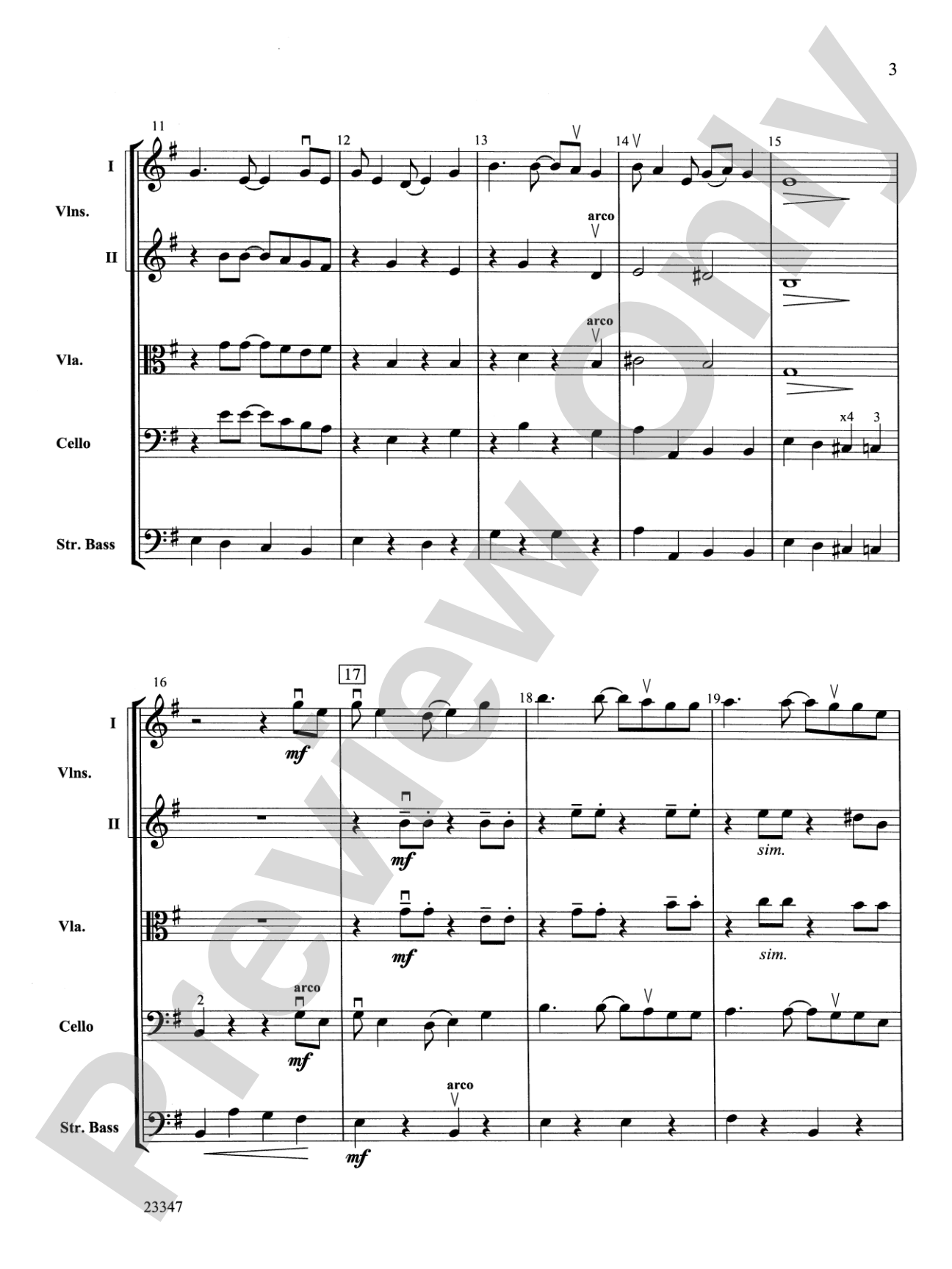 Didn't My Lord Deliver Daniel?: String Orchestra Conductor Score & Parts