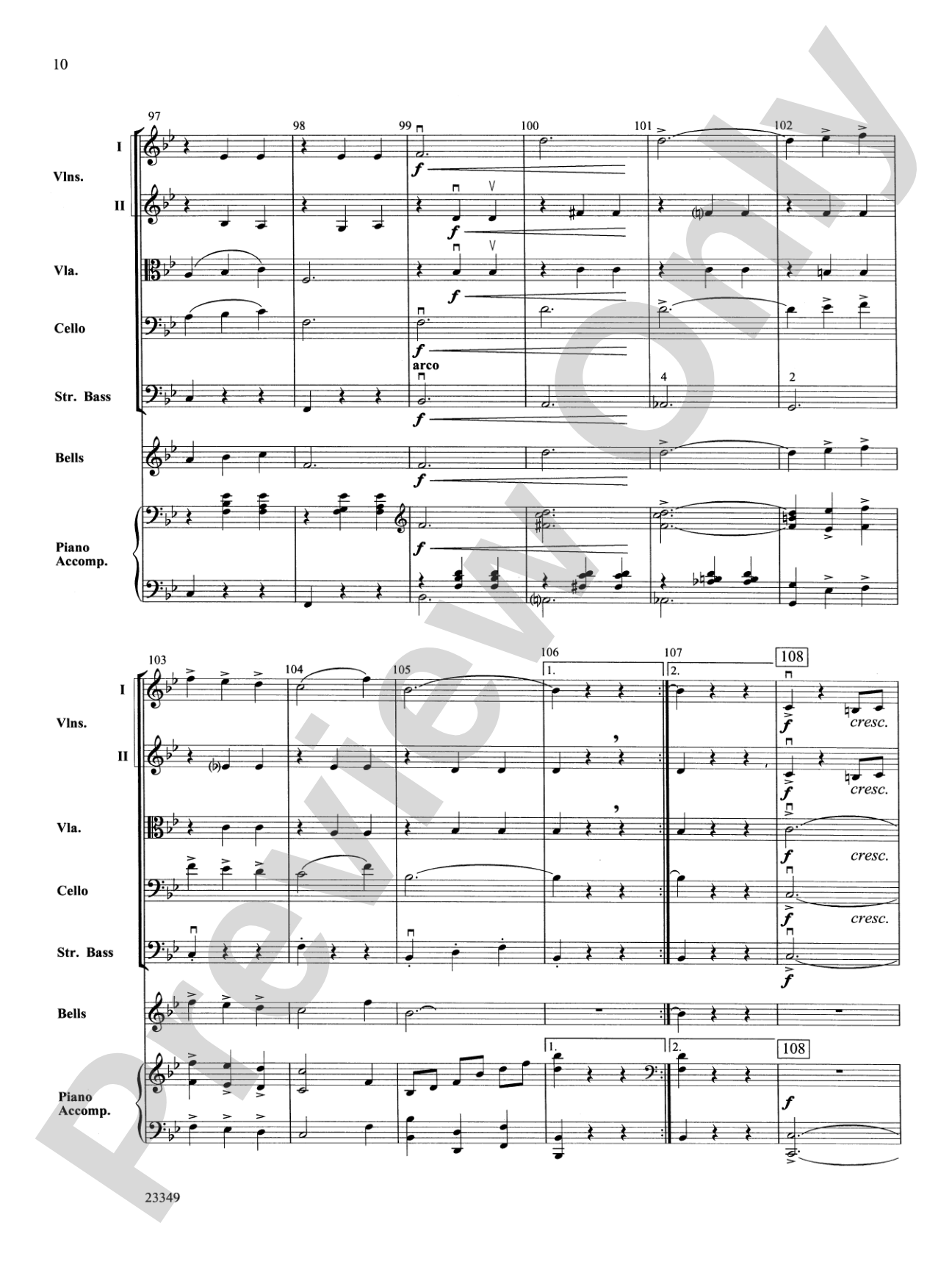 Roses from the South Waltzes: String Orchestra Conductor Score & Parts