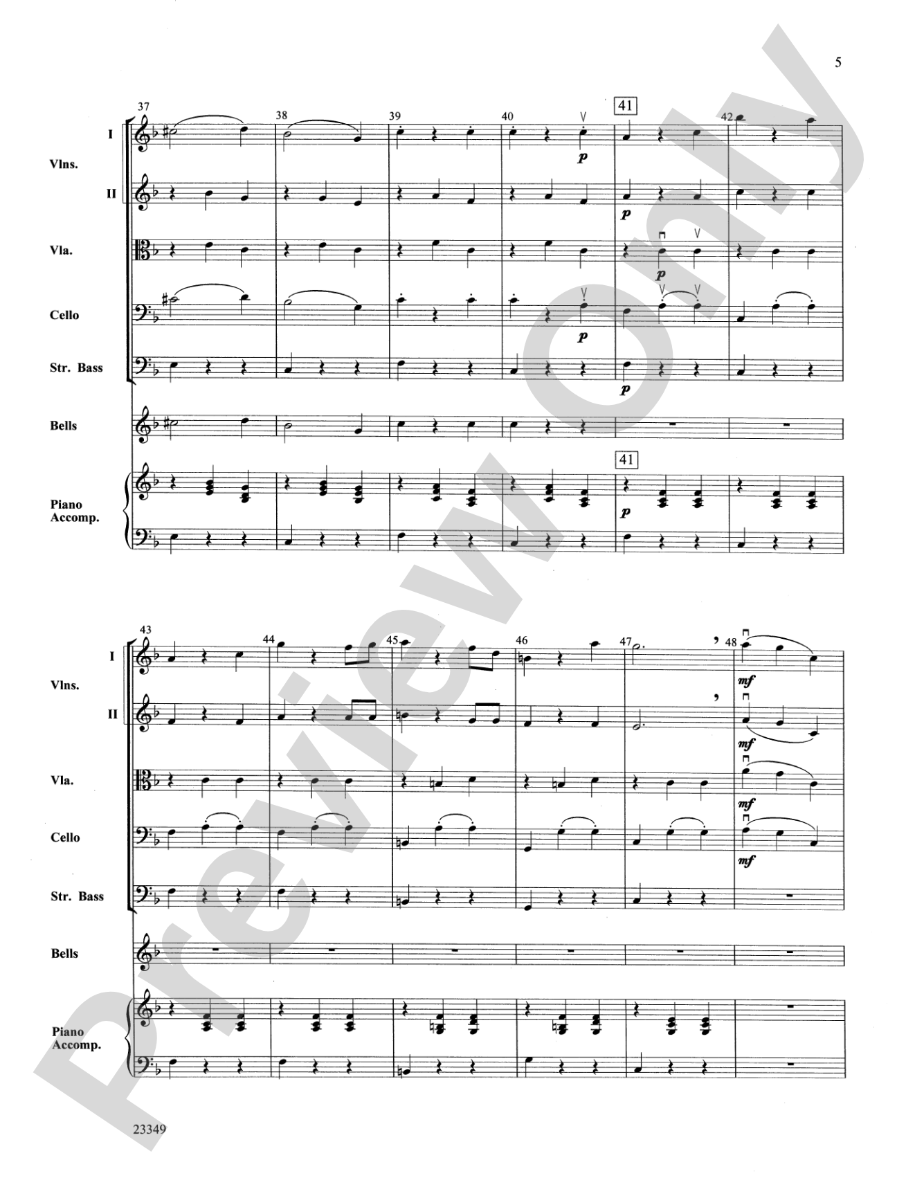 Roses from the South Waltzes: String Orchestra Conductor Score & Parts