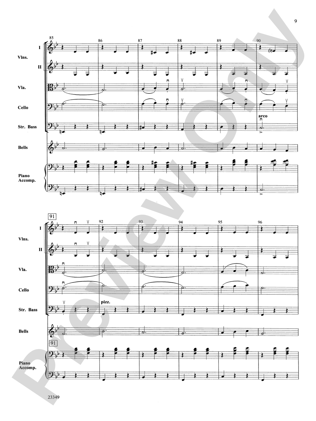 Roses from the South Waltzes: String Orchestra Conductor Score & Parts
