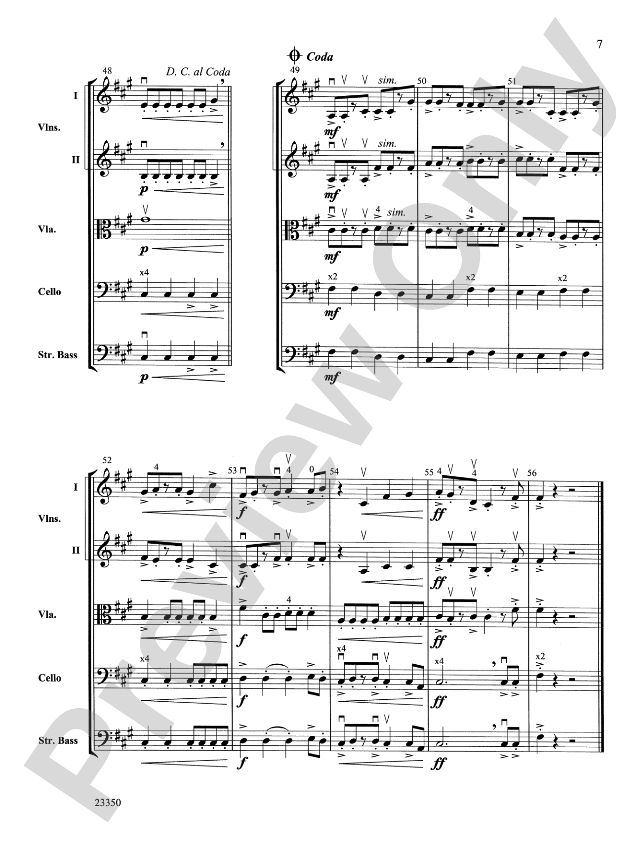 Elementals: String Orchestra Conductor Score & Parts