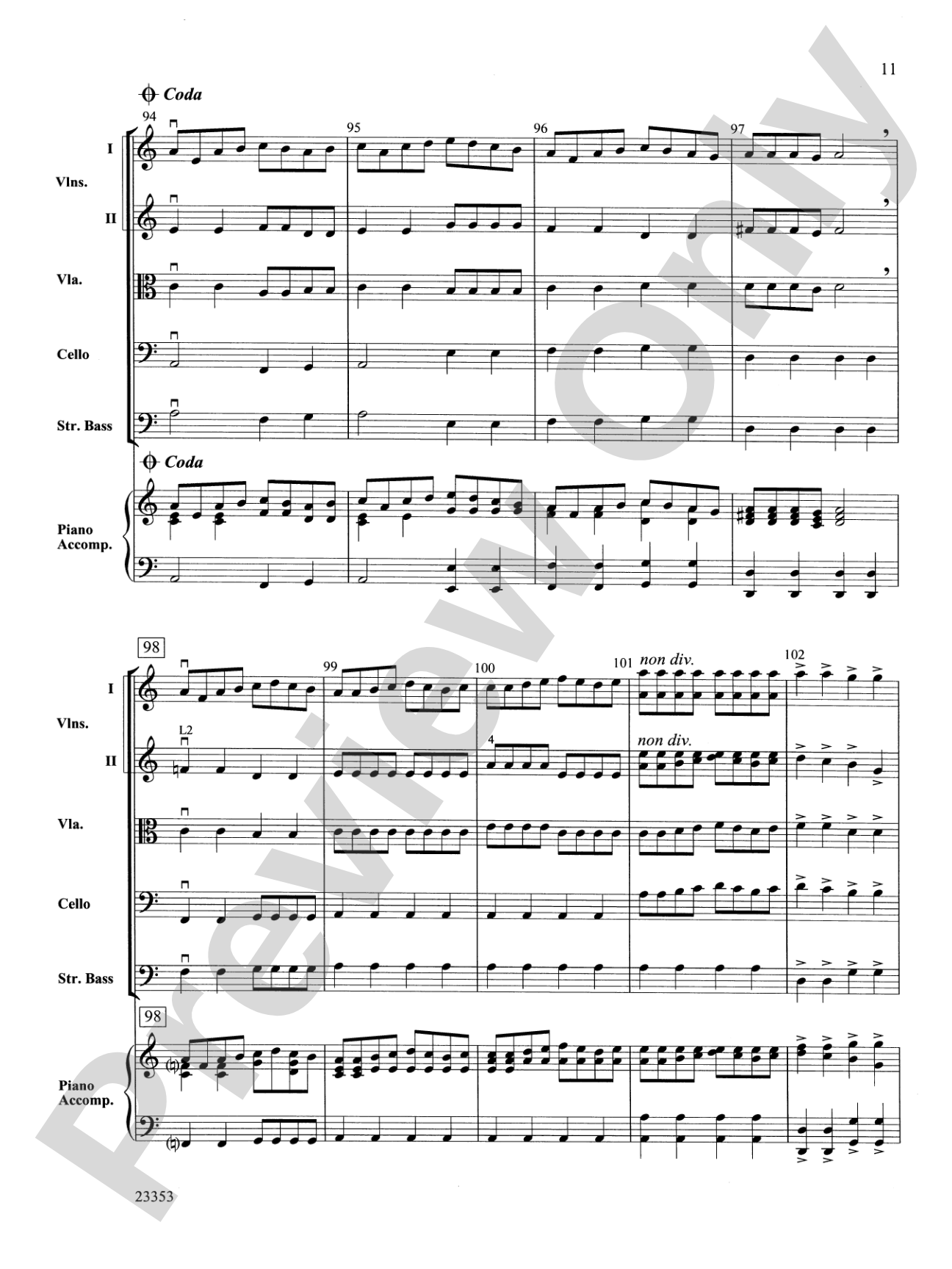 Conquistador!: String Orchestra Conductor Score & Parts