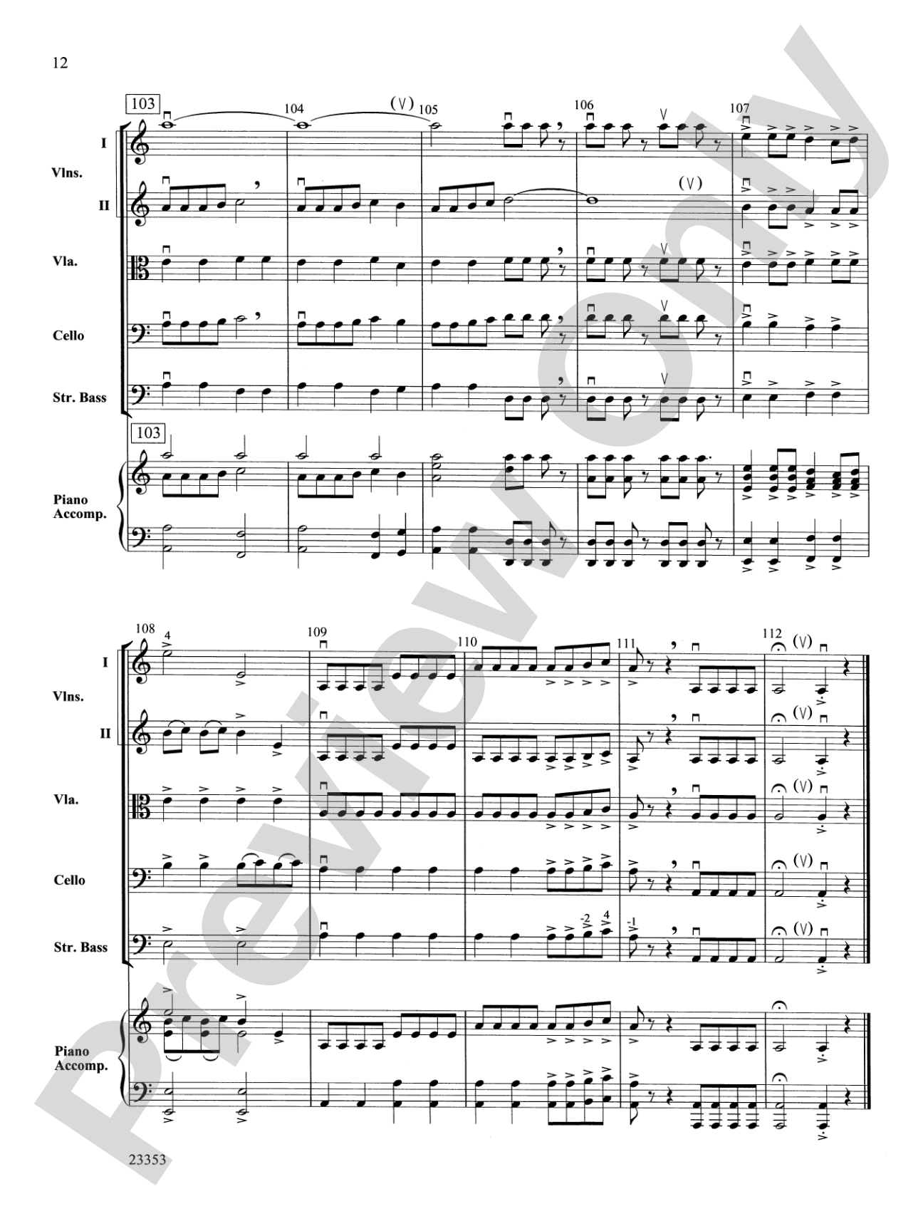 Conquistador!: String Orchestra Conductor Score & Parts