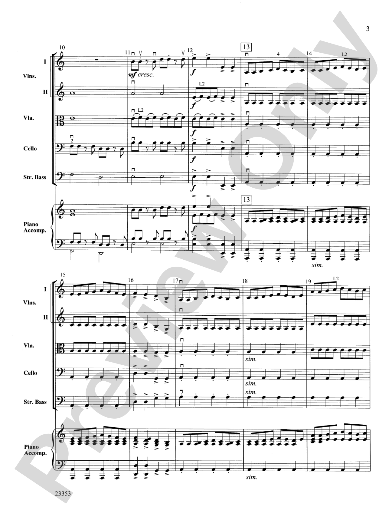 Conquistador!: String Orchestra Conductor Score & Parts