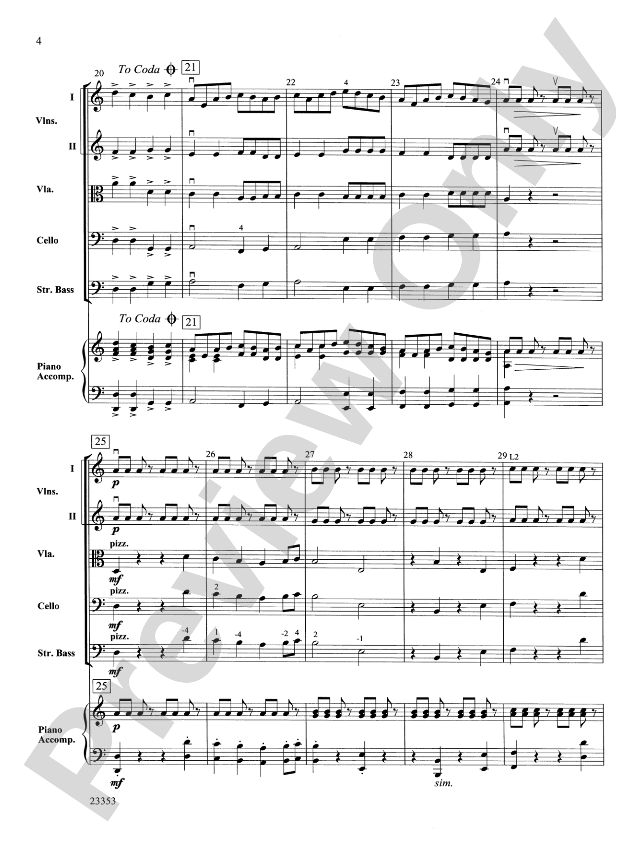 Conquistador!: String Orchestra Conductor Score & Parts