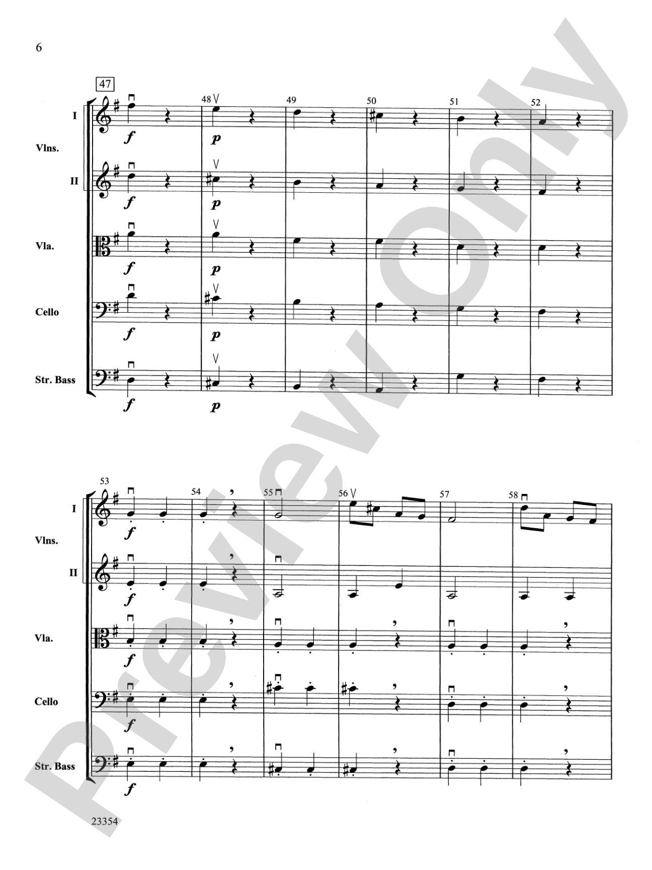 Symphony No. 8: String Orchestra Conductor Score & Parts