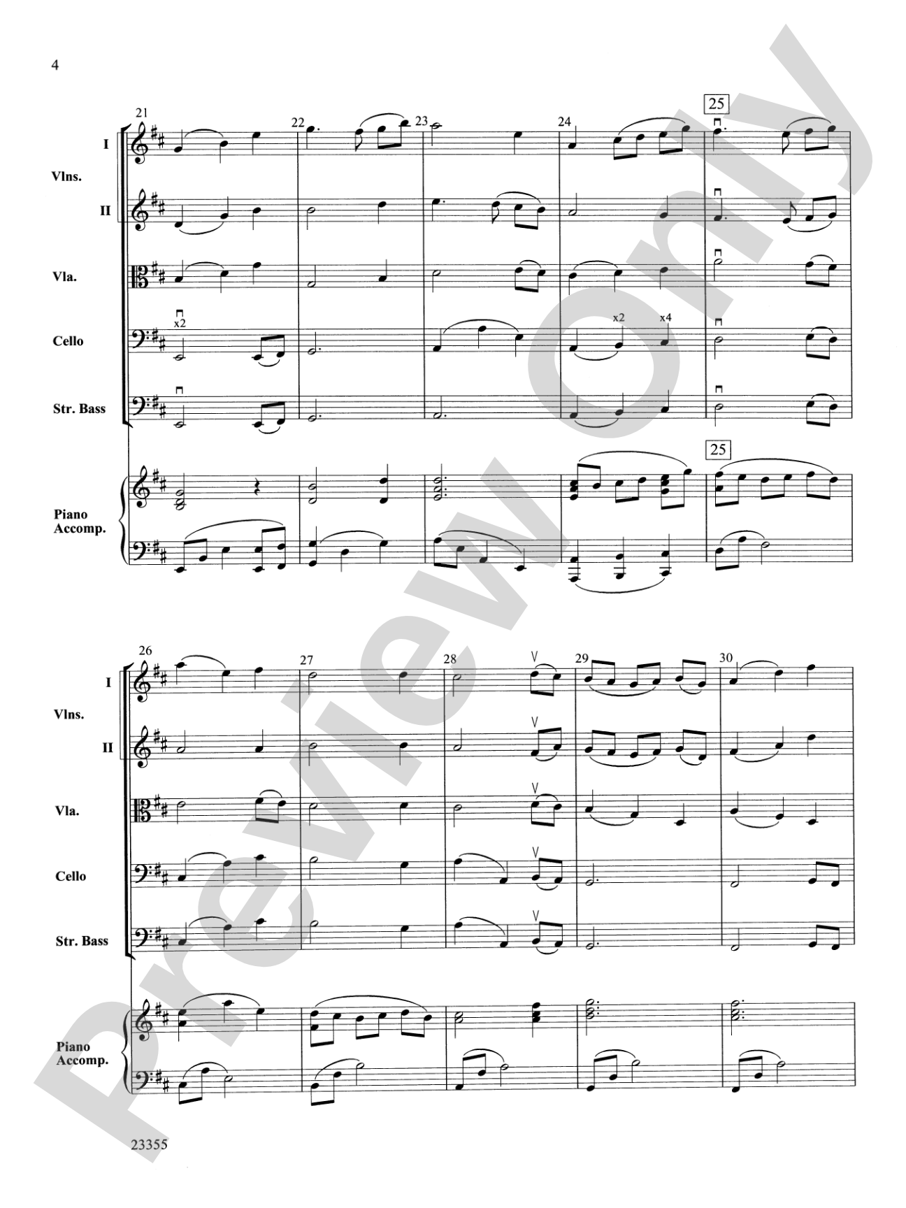 Dreamer's Farewell: String Orchestra Conductor Score & Parts