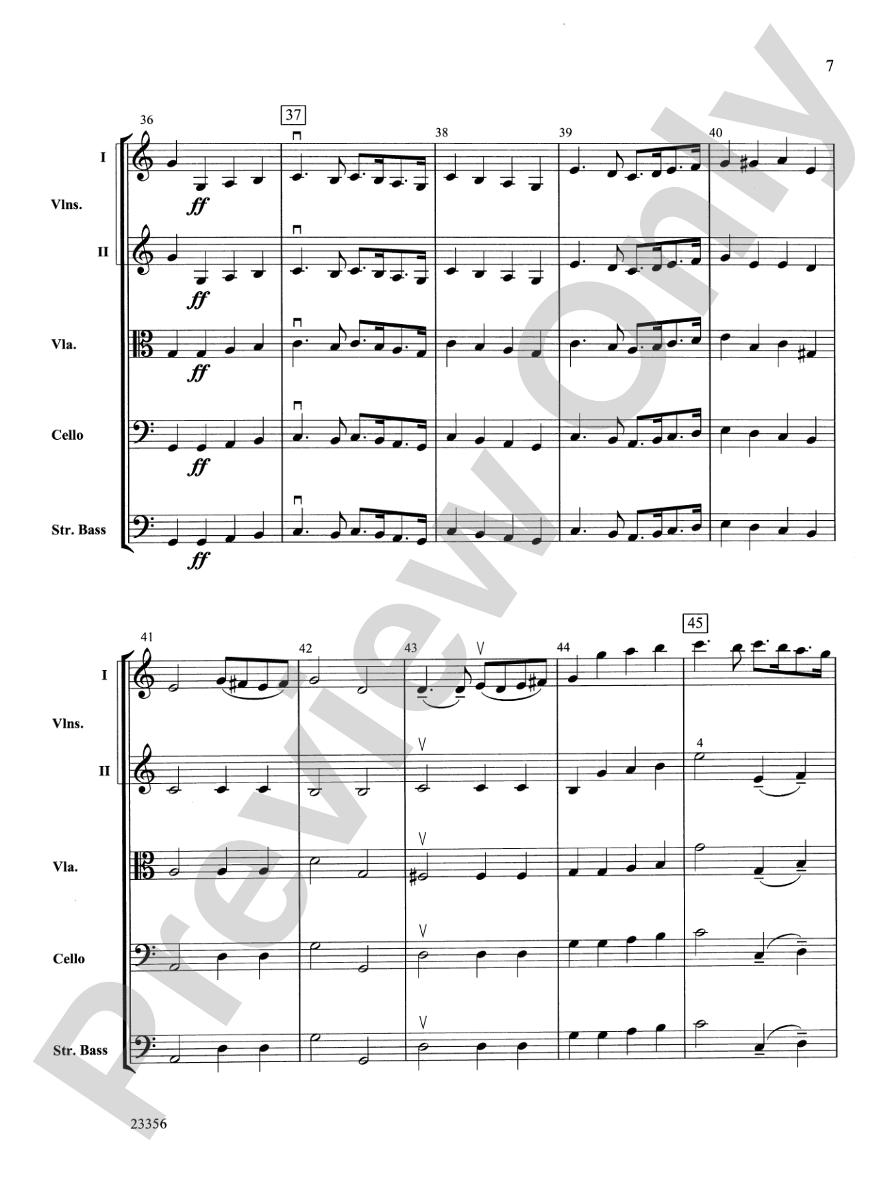Tannhäuser March: String Orchestra Conductor Score & Parts