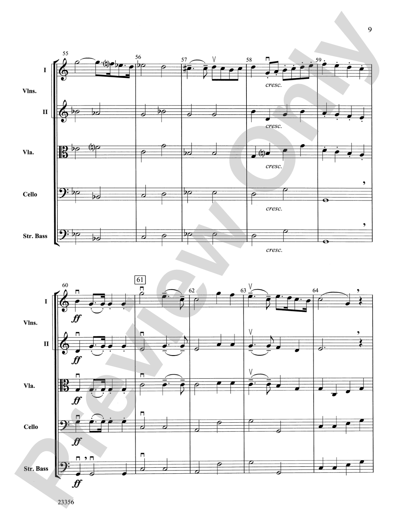 Tannhäuser March: String Orchestra Conductor Score & Parts