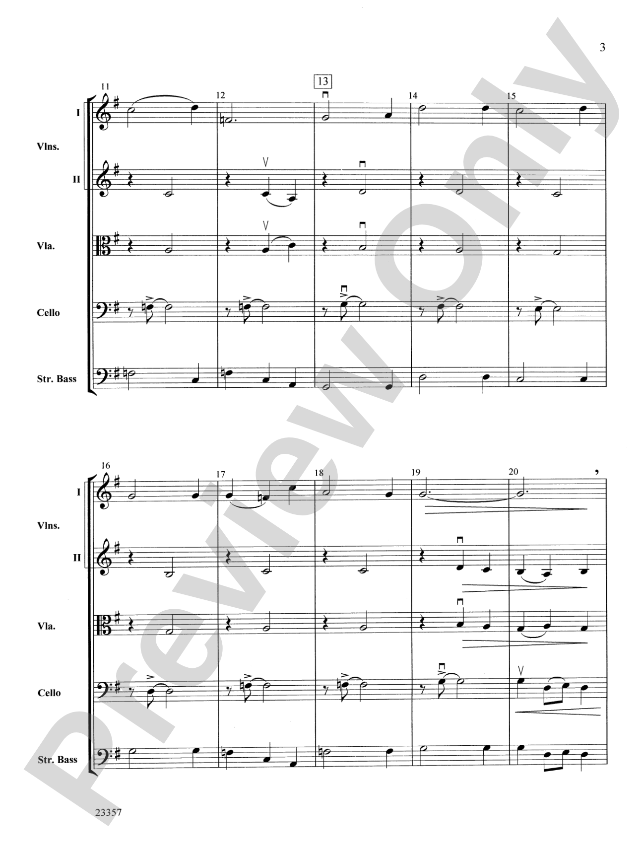 Irish Yuletide: String Orchestra Conductor Score & Parts