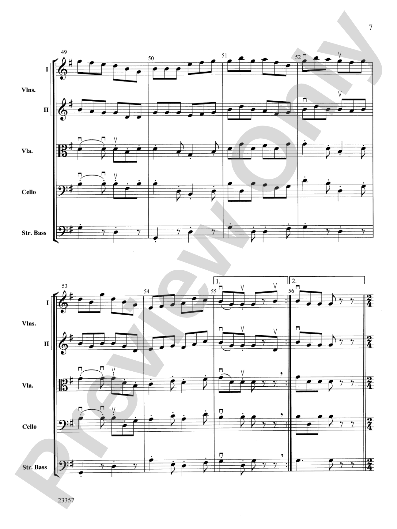 Irish Yuletide: String Orchestra Conductor Score & Parts