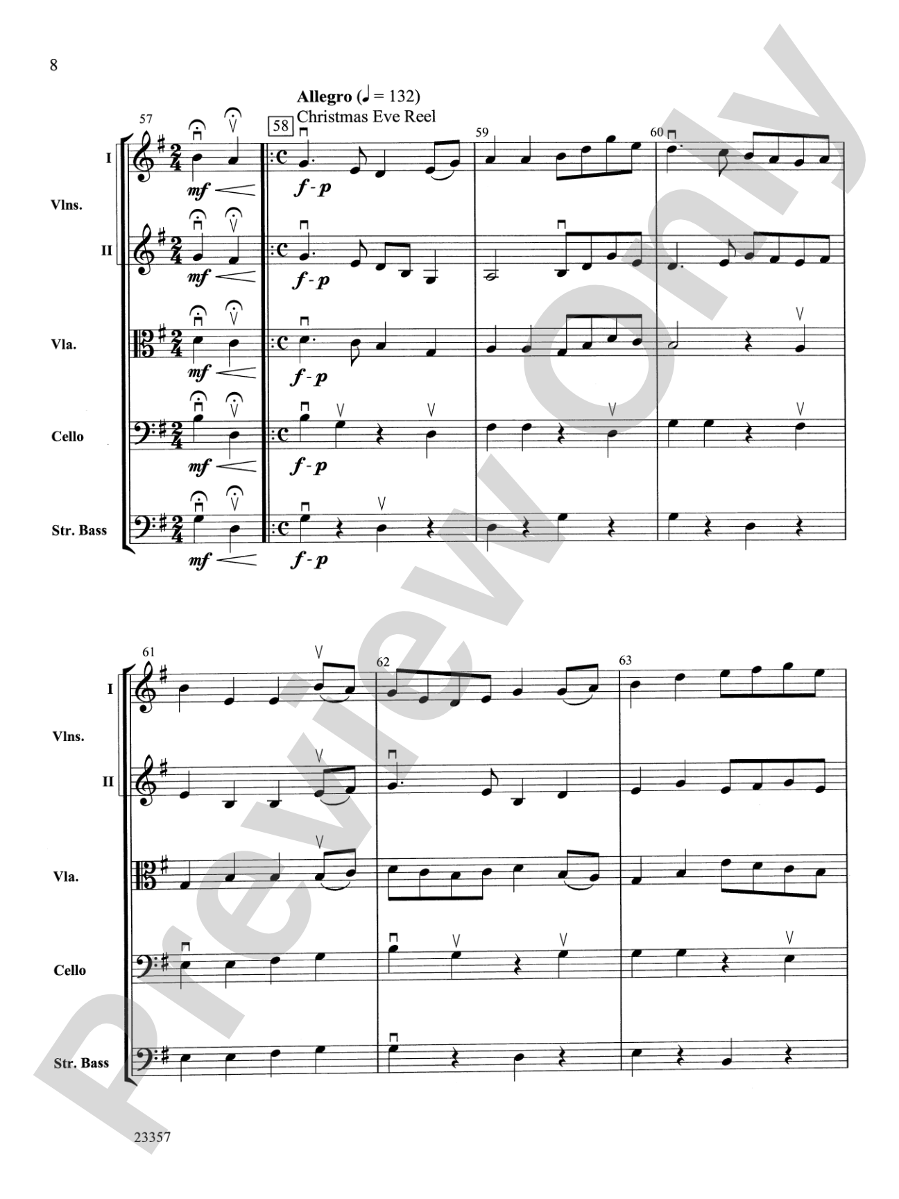 Irish Yuletide: String Orchestra Conductor Score & Parts