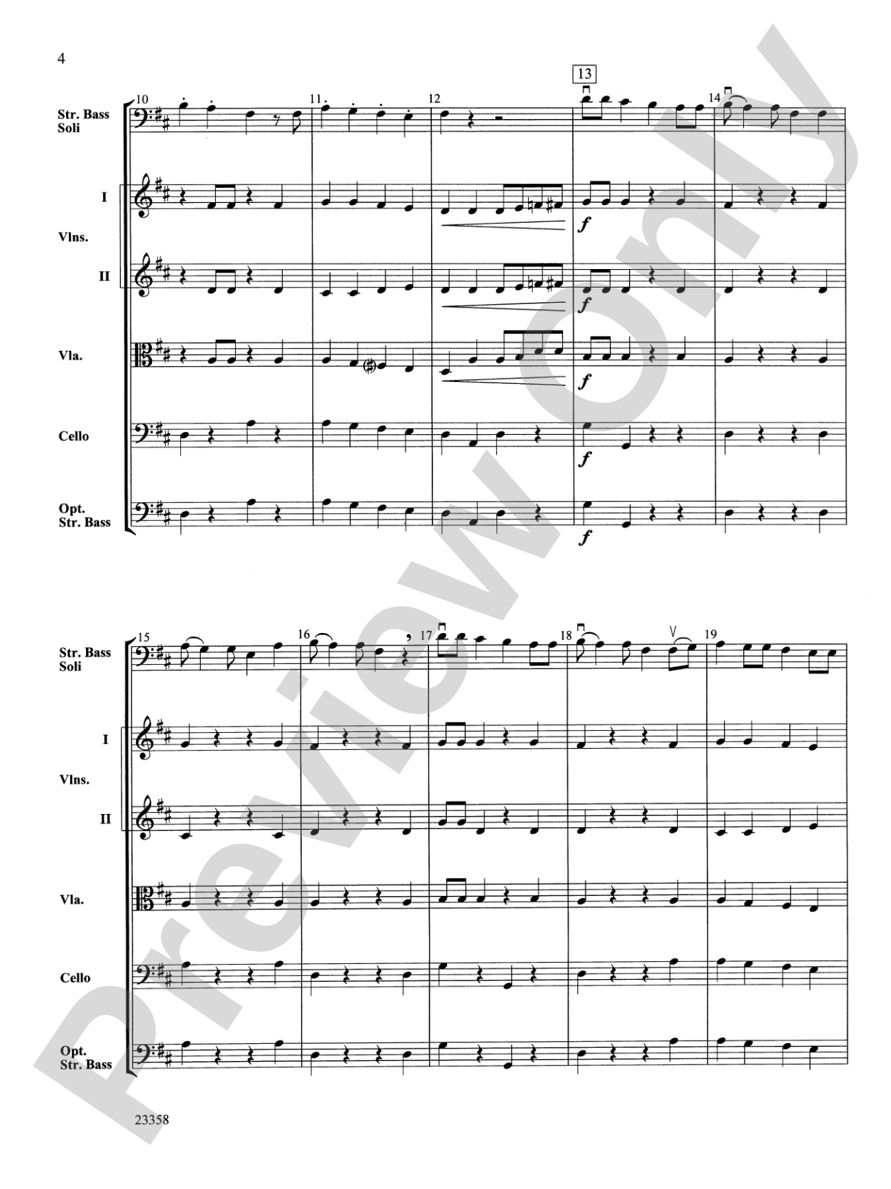 Bass-ically Bluegrass: String Orchestra Conductor Score & Parts
