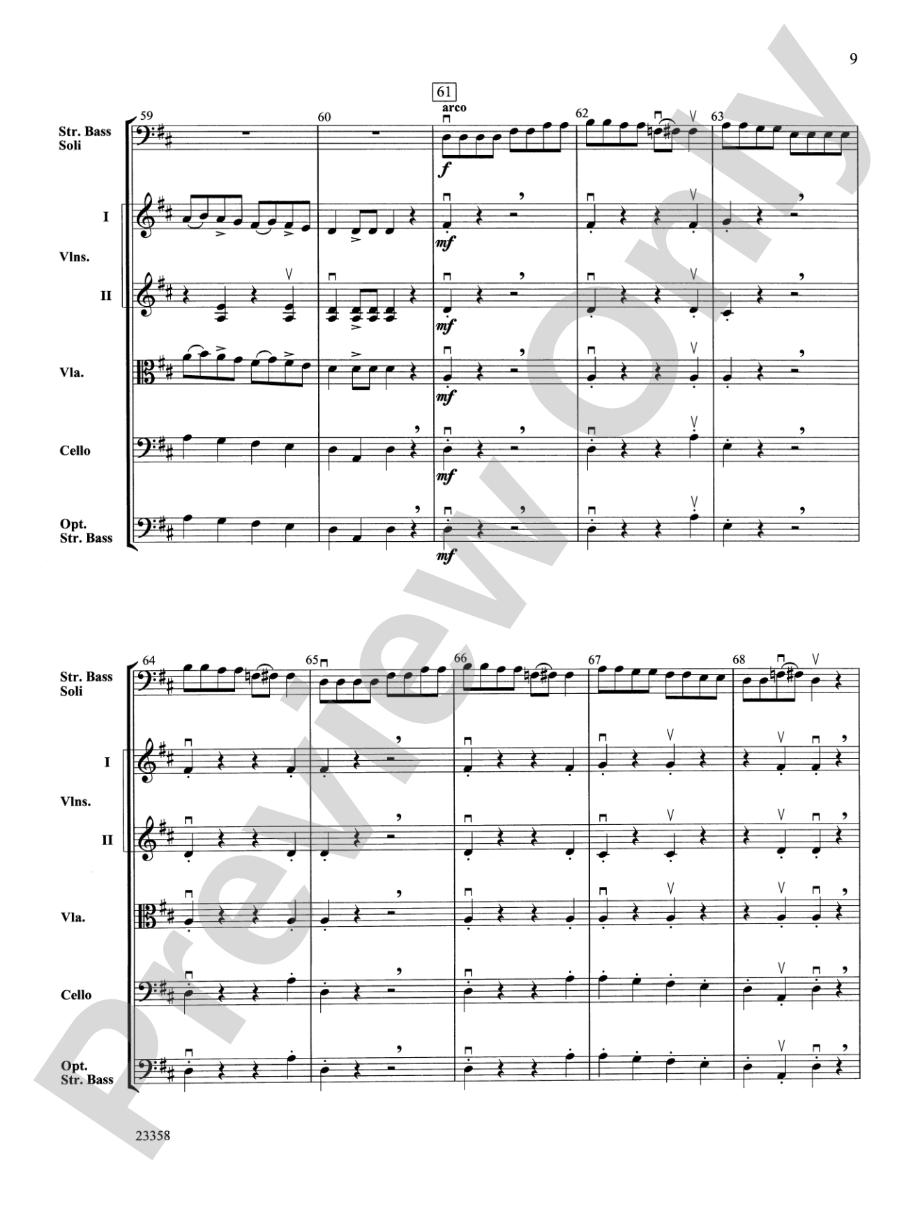 Bass-ically Bluegrass: String Orchestra Conductor Score & Parts