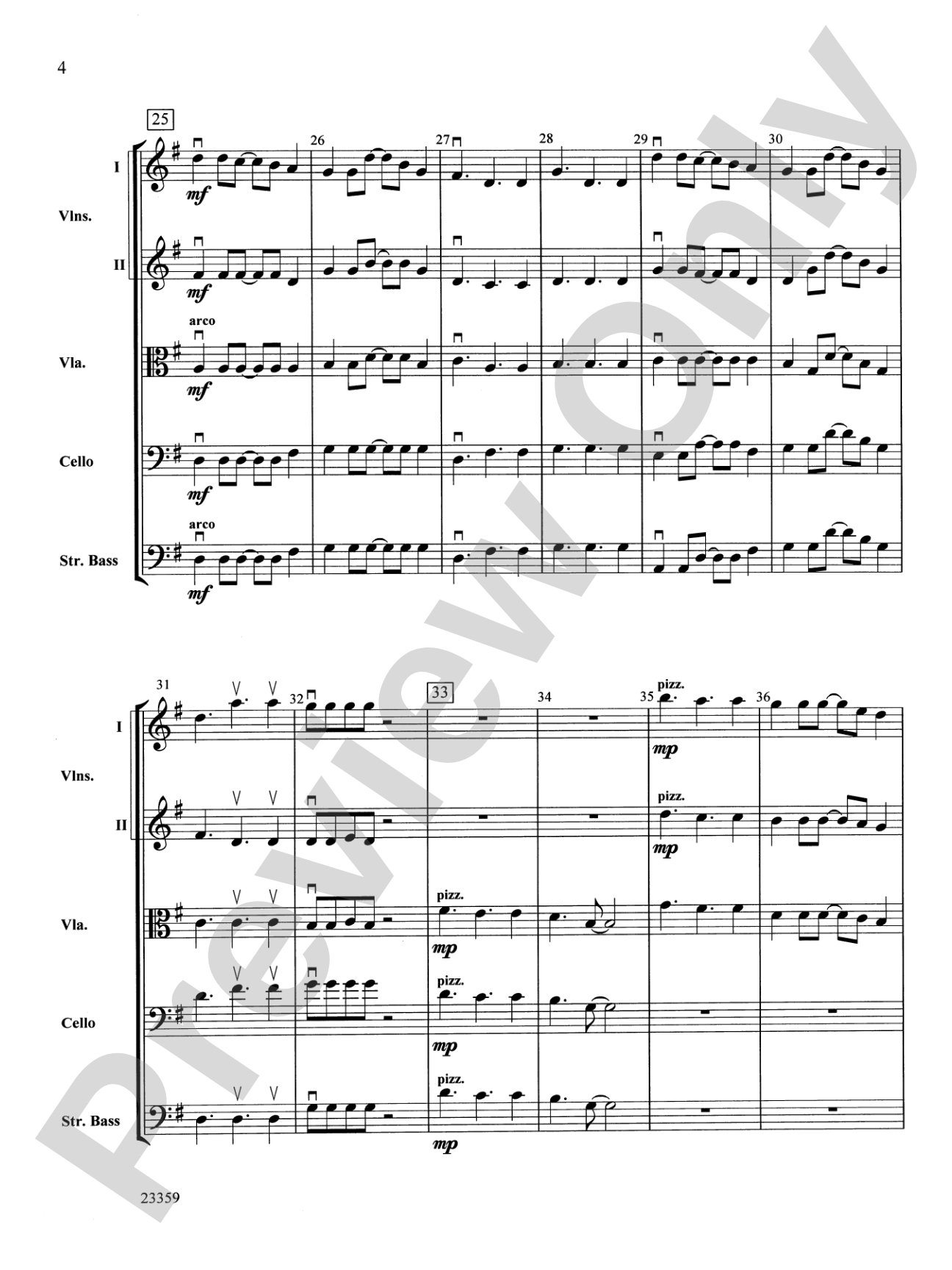 O Desayo: String Orchestra Conductor Score & Parts