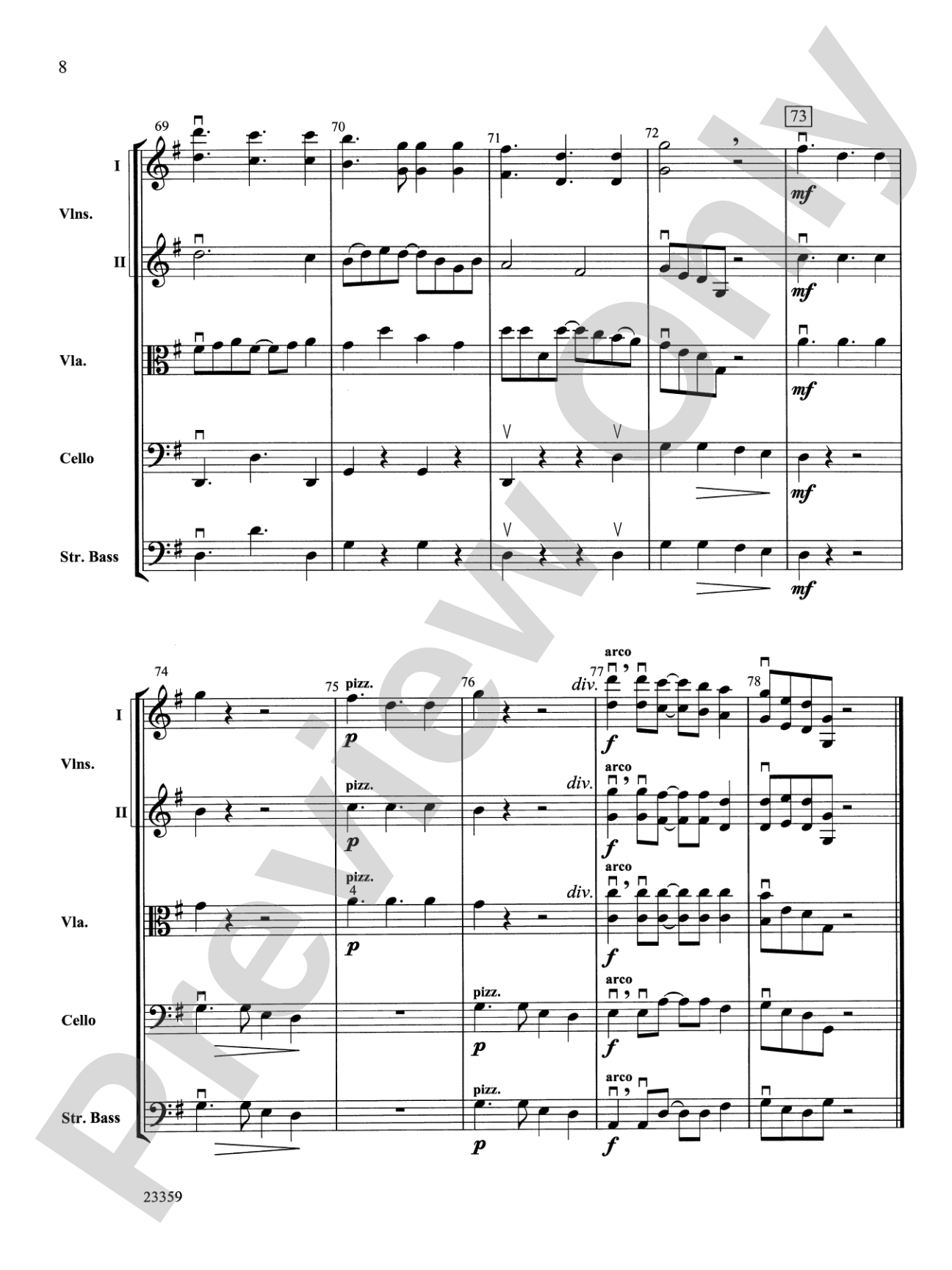 O Desayo: String Orchestra Conductor Score & Parts
