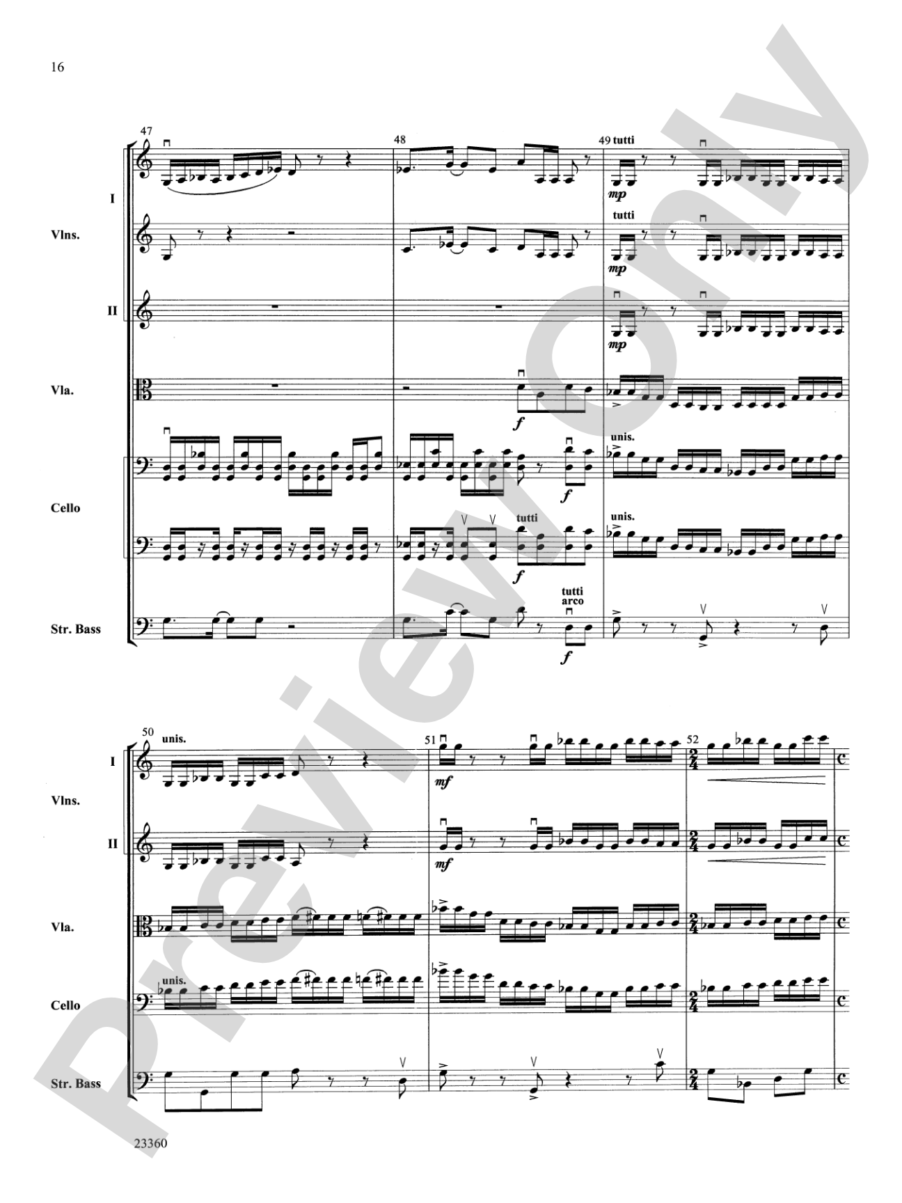 Folk Tune Air and Fiddler's Fury: String Orchestra Conductor Score & Parts