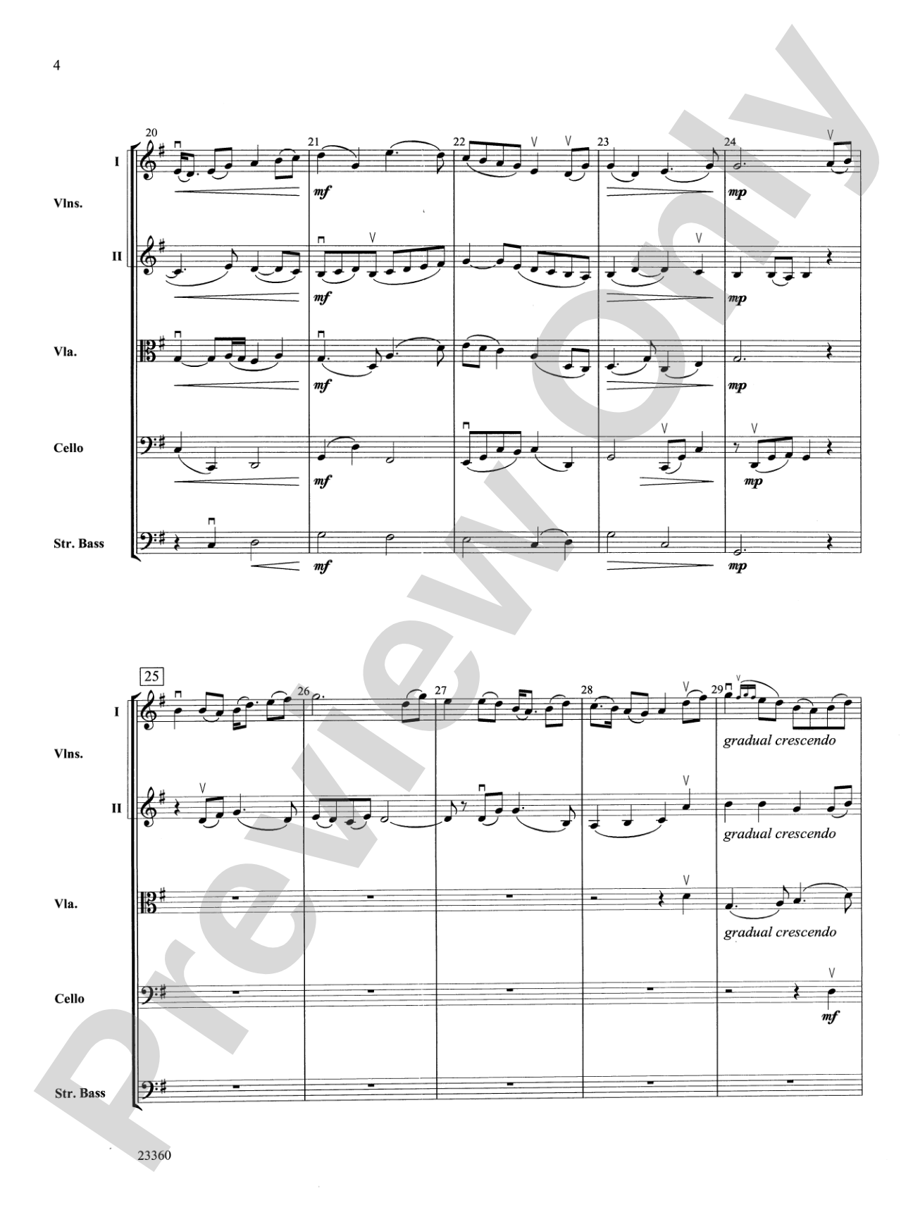Folk Tune Air and Fiddler's Fury: String Orchestra Conductor Score & Parts