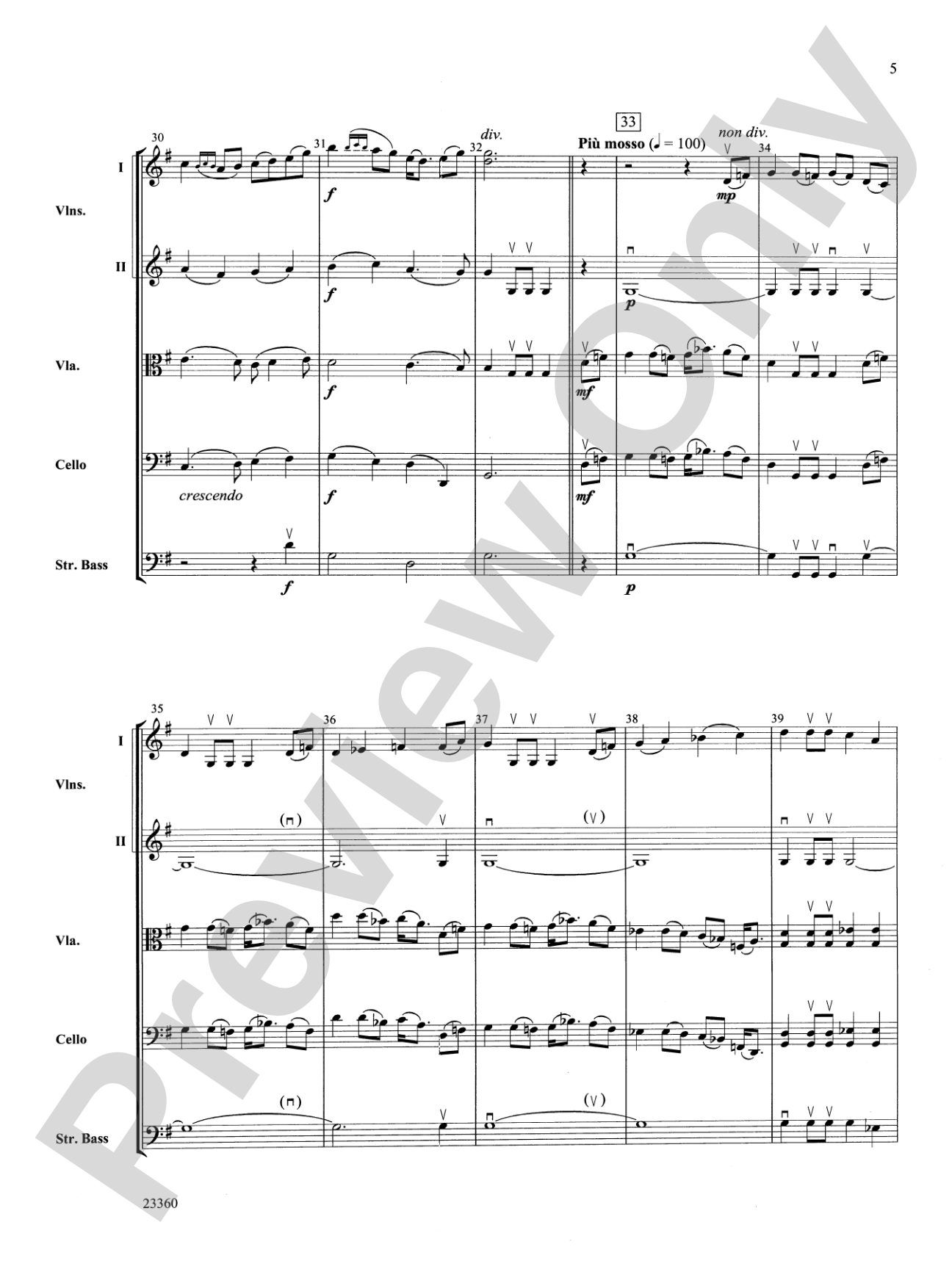 Folk Tune Air and Fiddler's Fury: String Orchestra Conductor Score & Parts