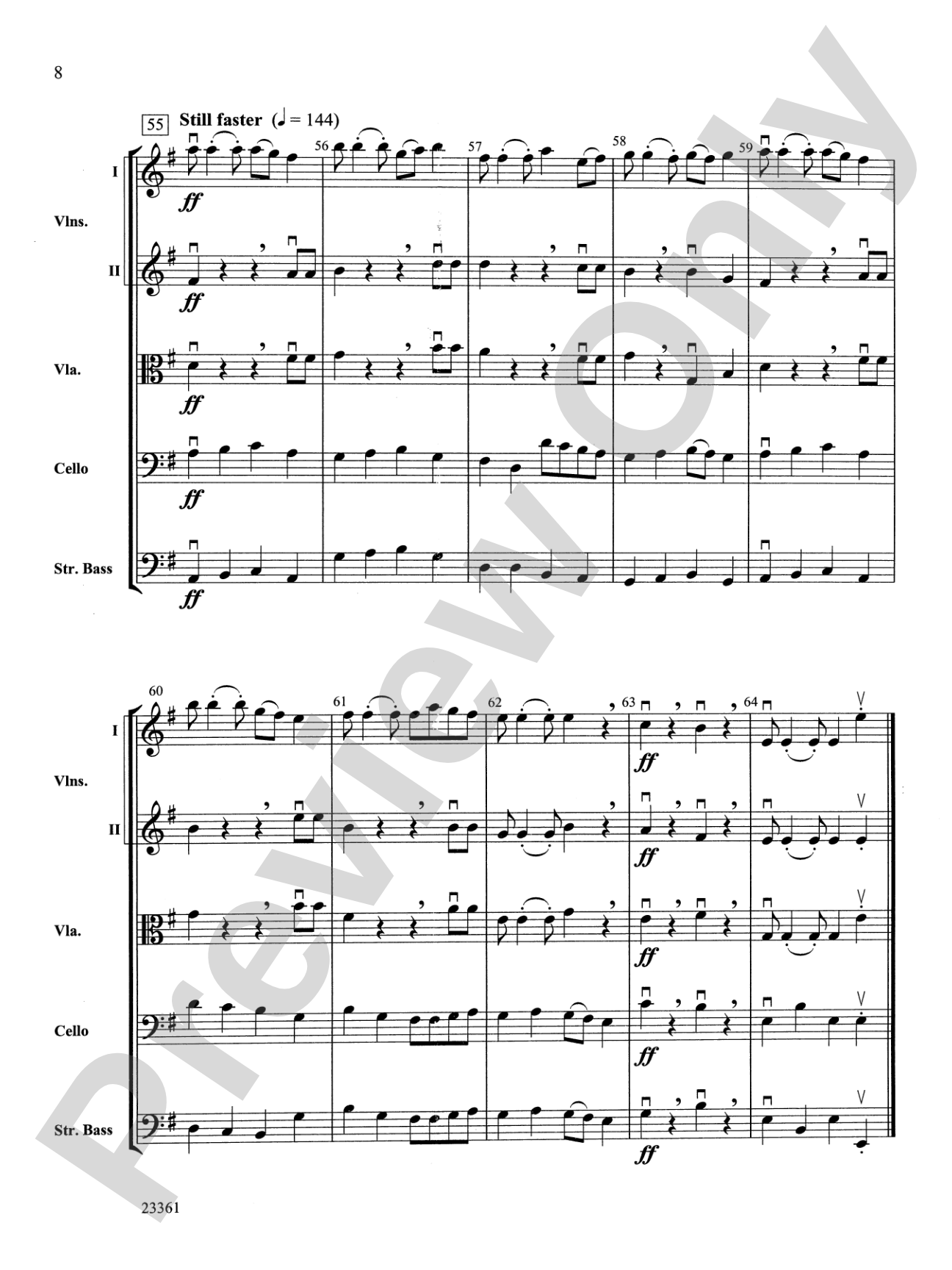 Spin, Dreidel, Spin: String Orchestra Conductor Score & Parts