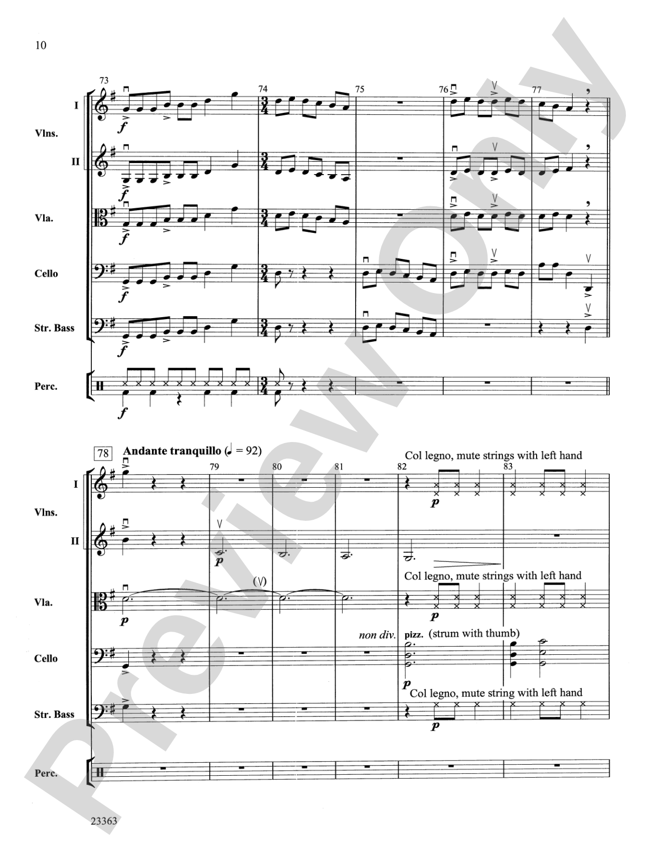 El dia de los Muertos: String Orchestra Conductor Score & Parts