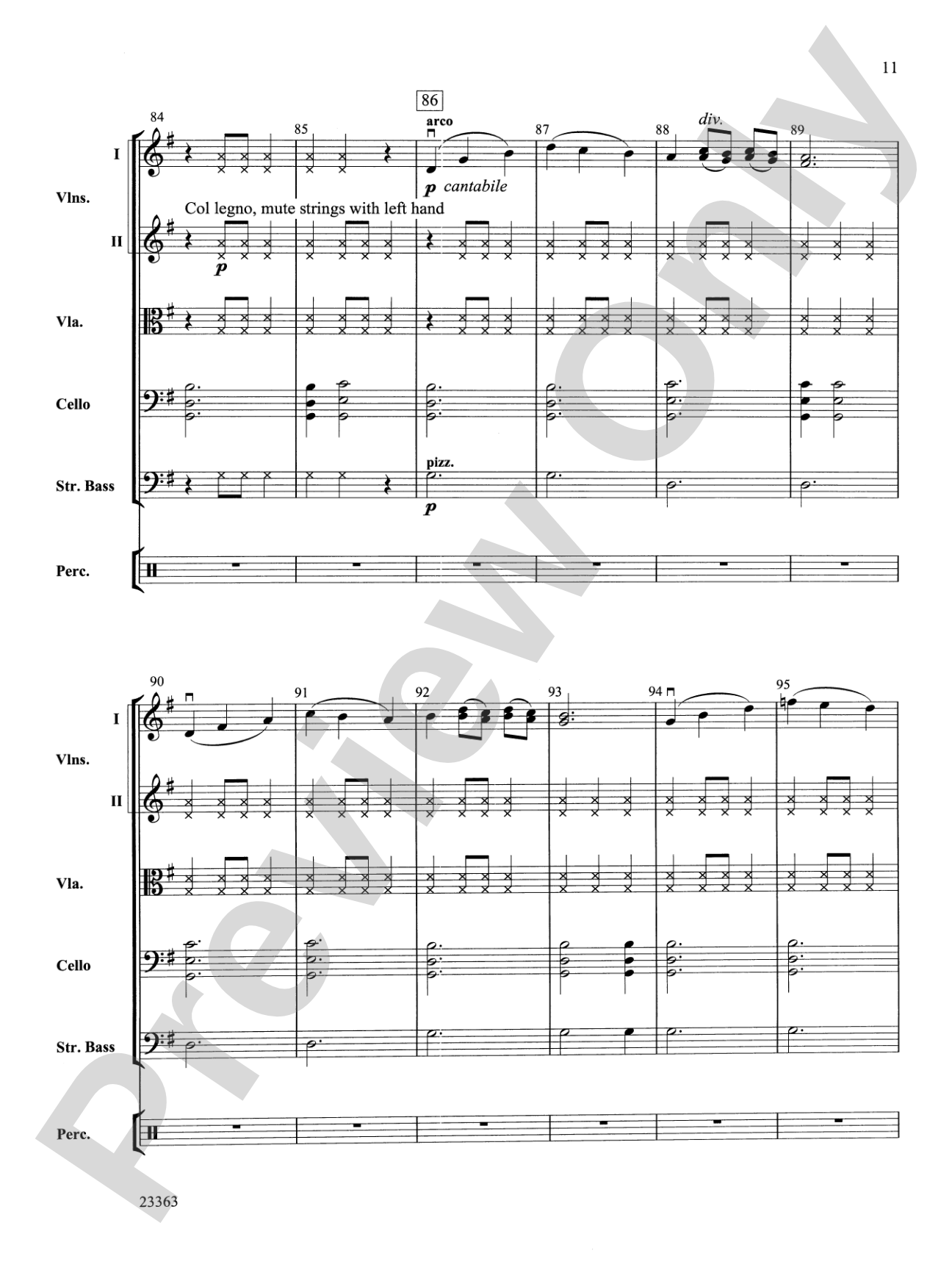 El dia de los Muertos: String Orchestra Conductor Score & Parts