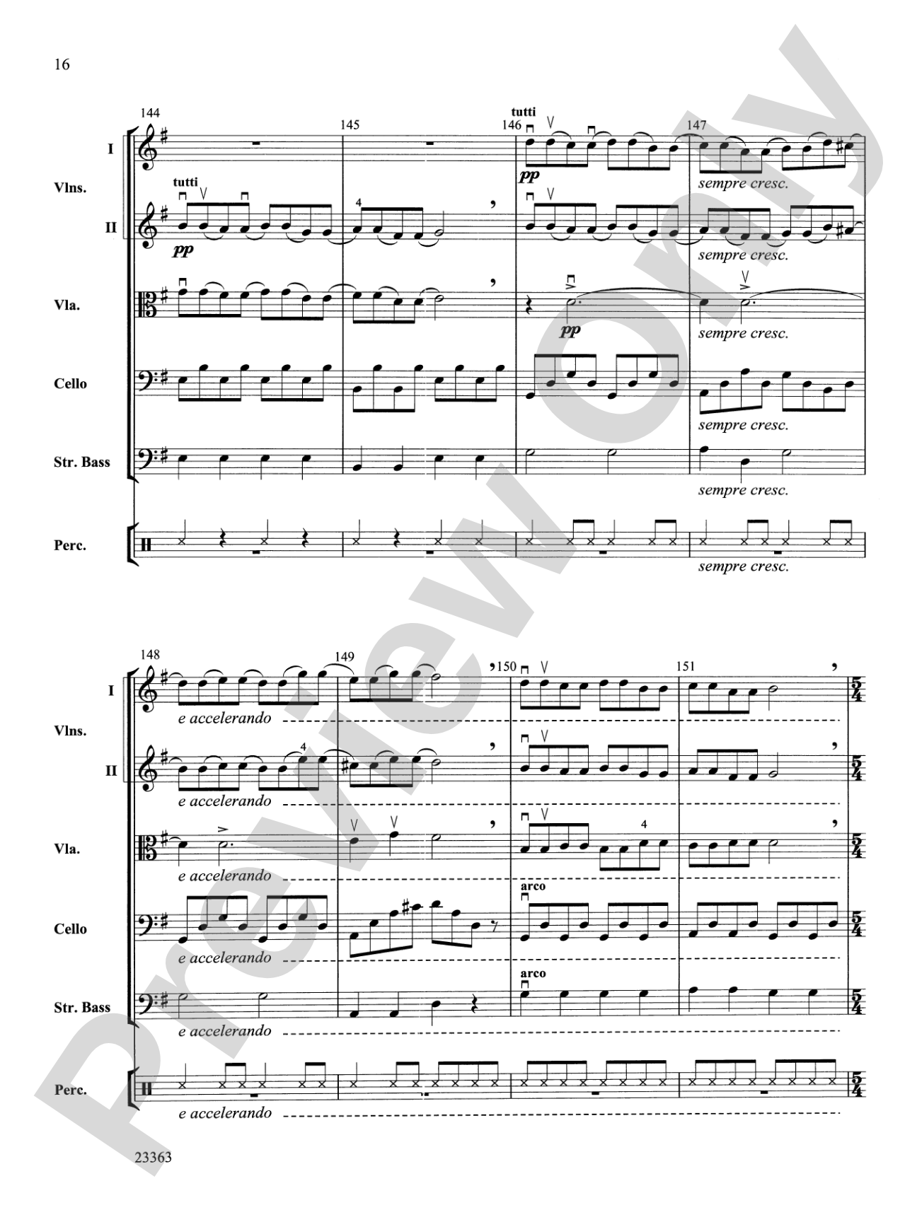 El dia de los Muertos: String Orchestra Conductor Score & Parts
