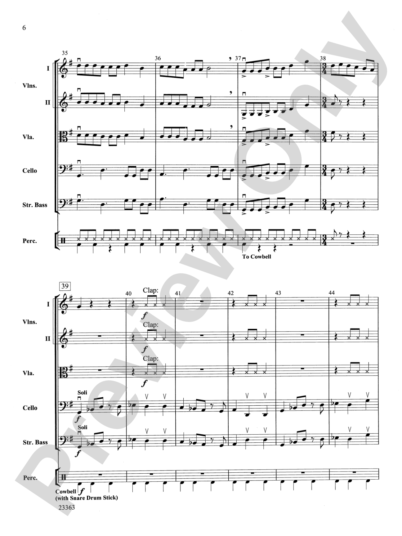 El dia de los Muertos: String Orchestra Conductor Score & Parts