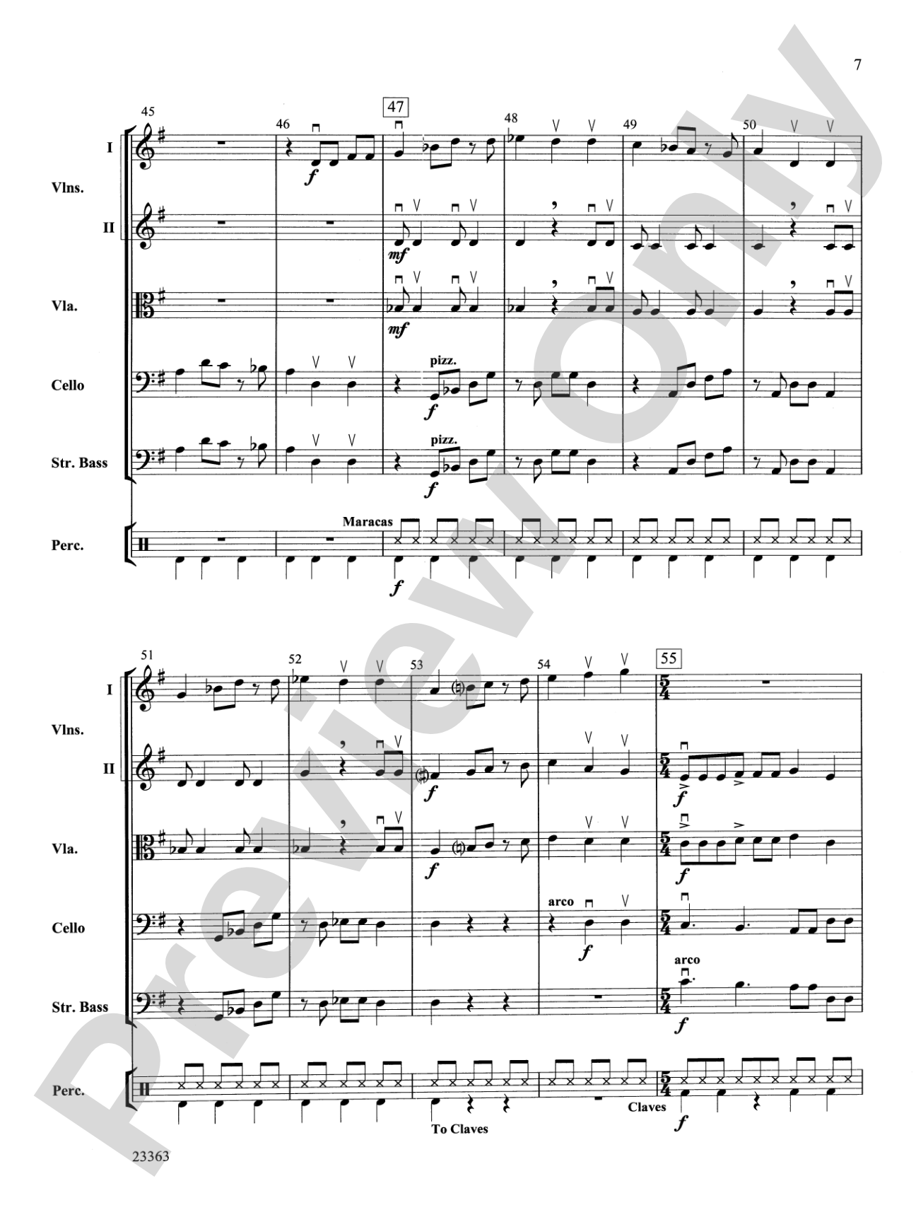 El dia de los Muertos: String Orchestra Conductor Score & Parts