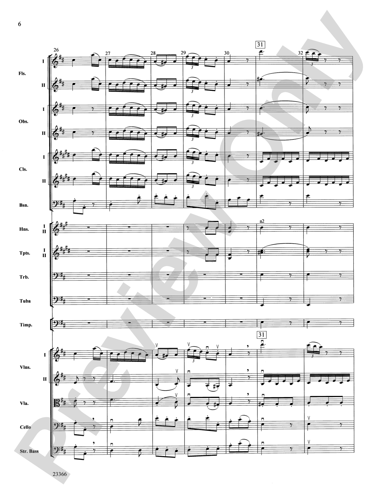 Symphony No. 4 (Third Movement): Full Orchestra Conductor Score & Parts
