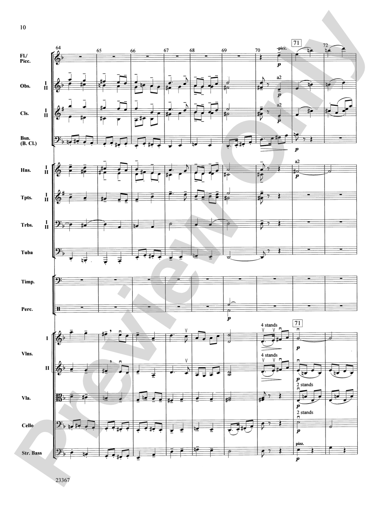 Overture to the Wasps: Full Orchestra Conductor Score & Parts