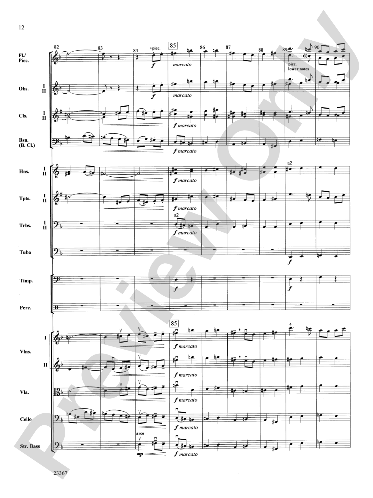 Overture to the Wasps: Full Orchestra Conductor Score & Parts