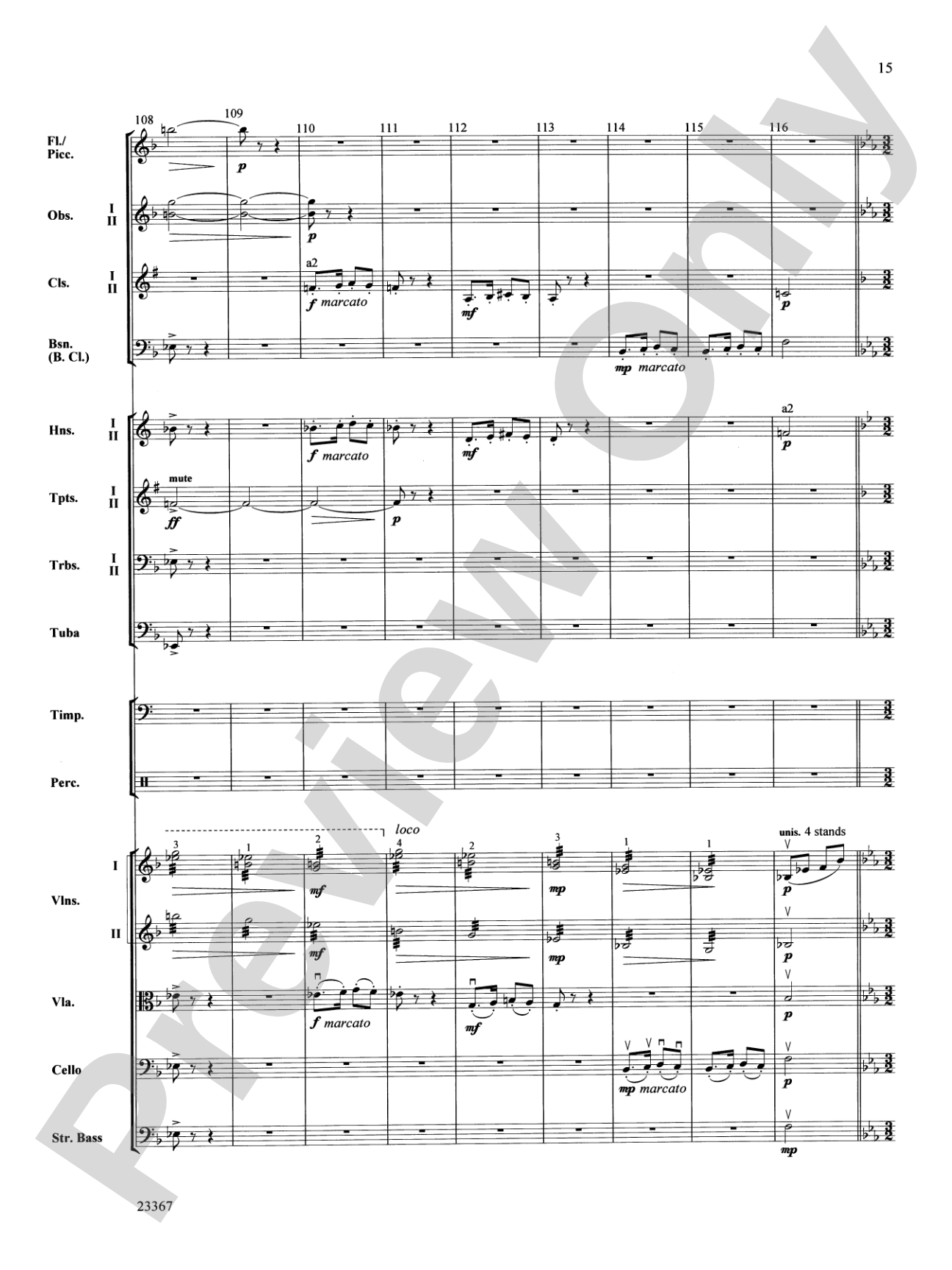 Overture to the Wasps: Full Orchestra Conductor Score & Parts