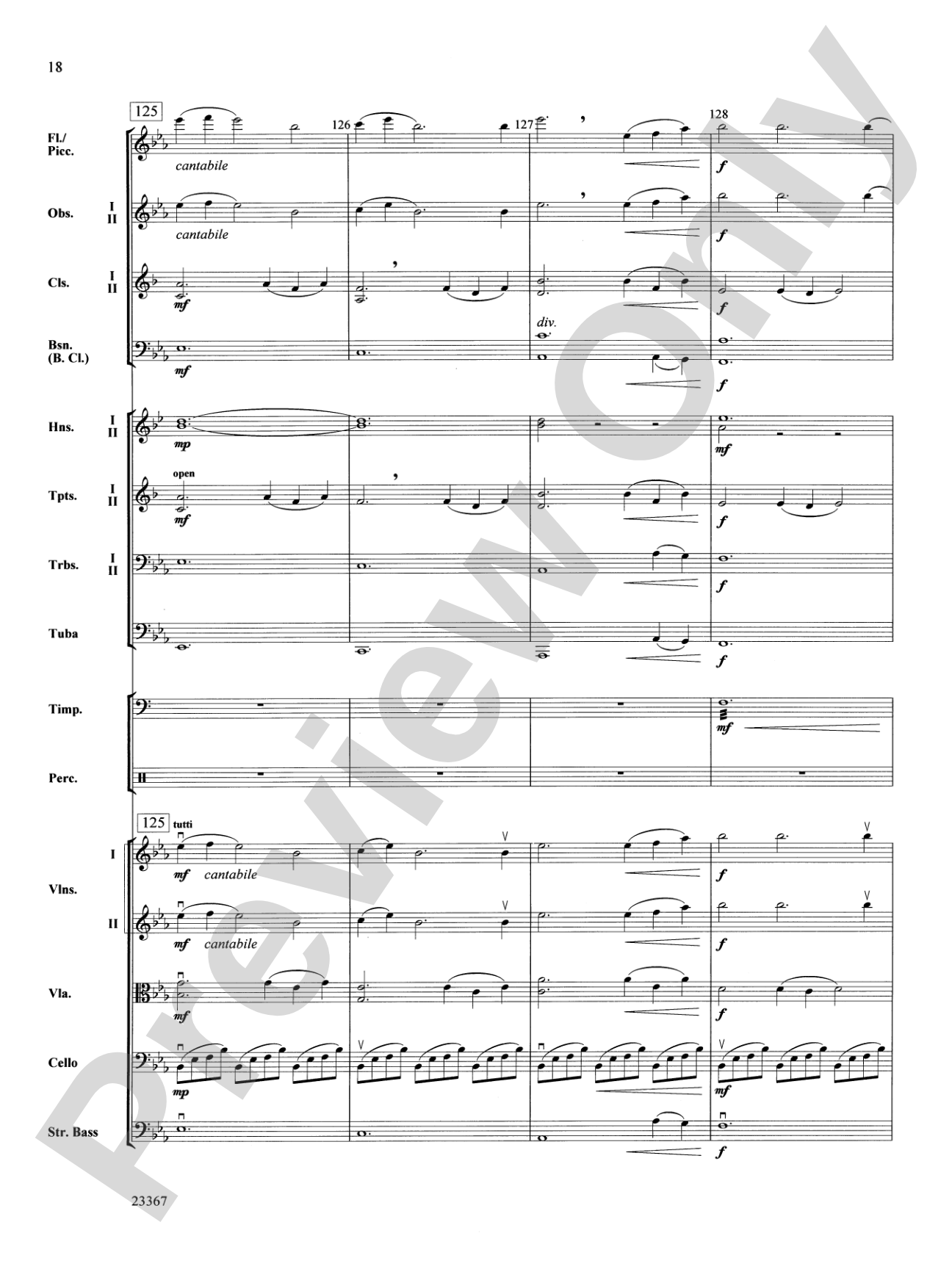 Overture to the Wasps: Full Orchestra Conductor Score & Parts
