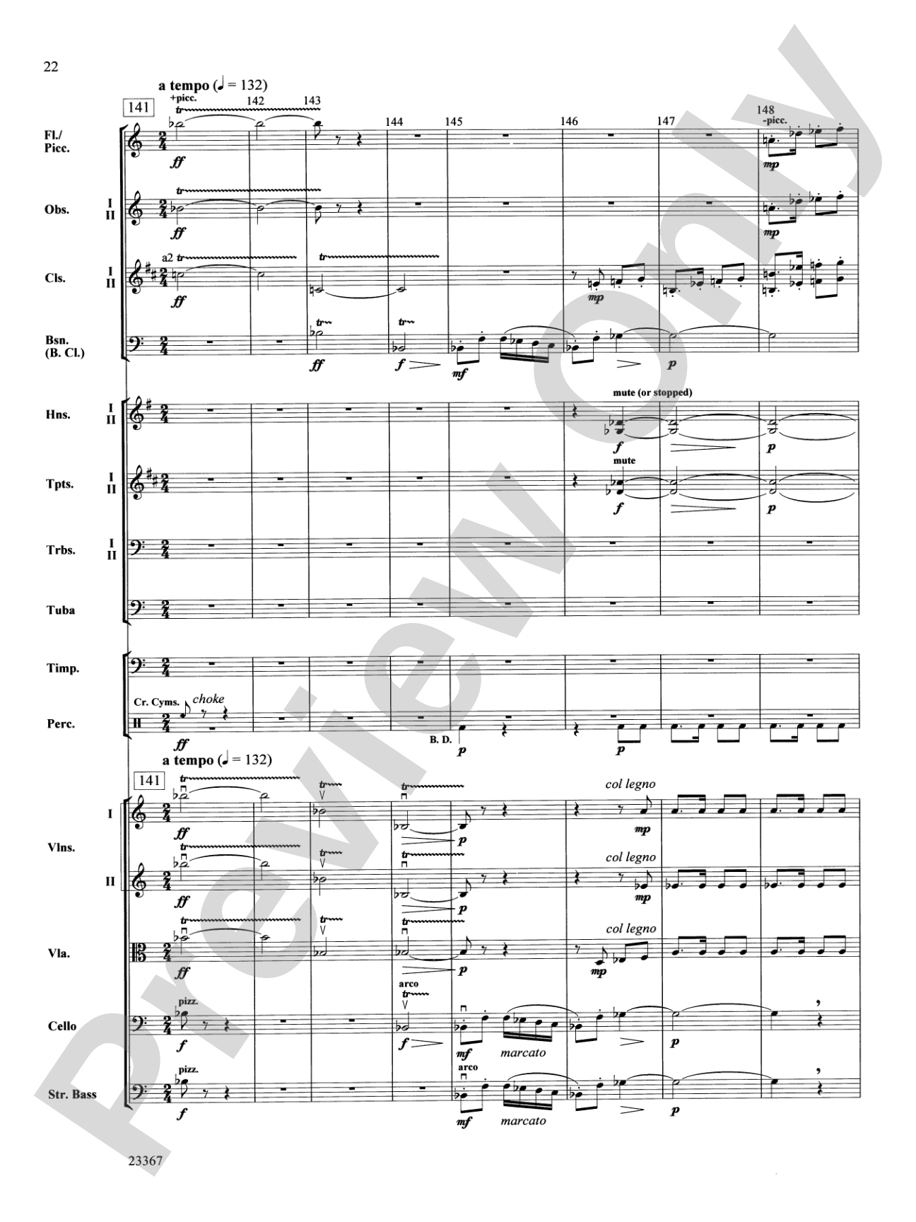 Overture to the Wasps: Full Orchestra Conductor Score & Parts