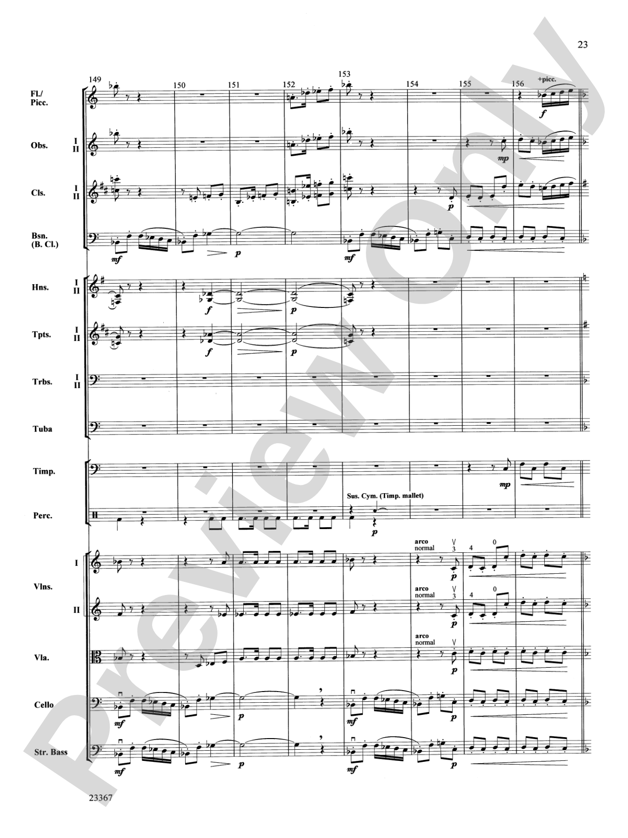 Overture to the Wasps: Full Orchestra Conductor Score & Parts