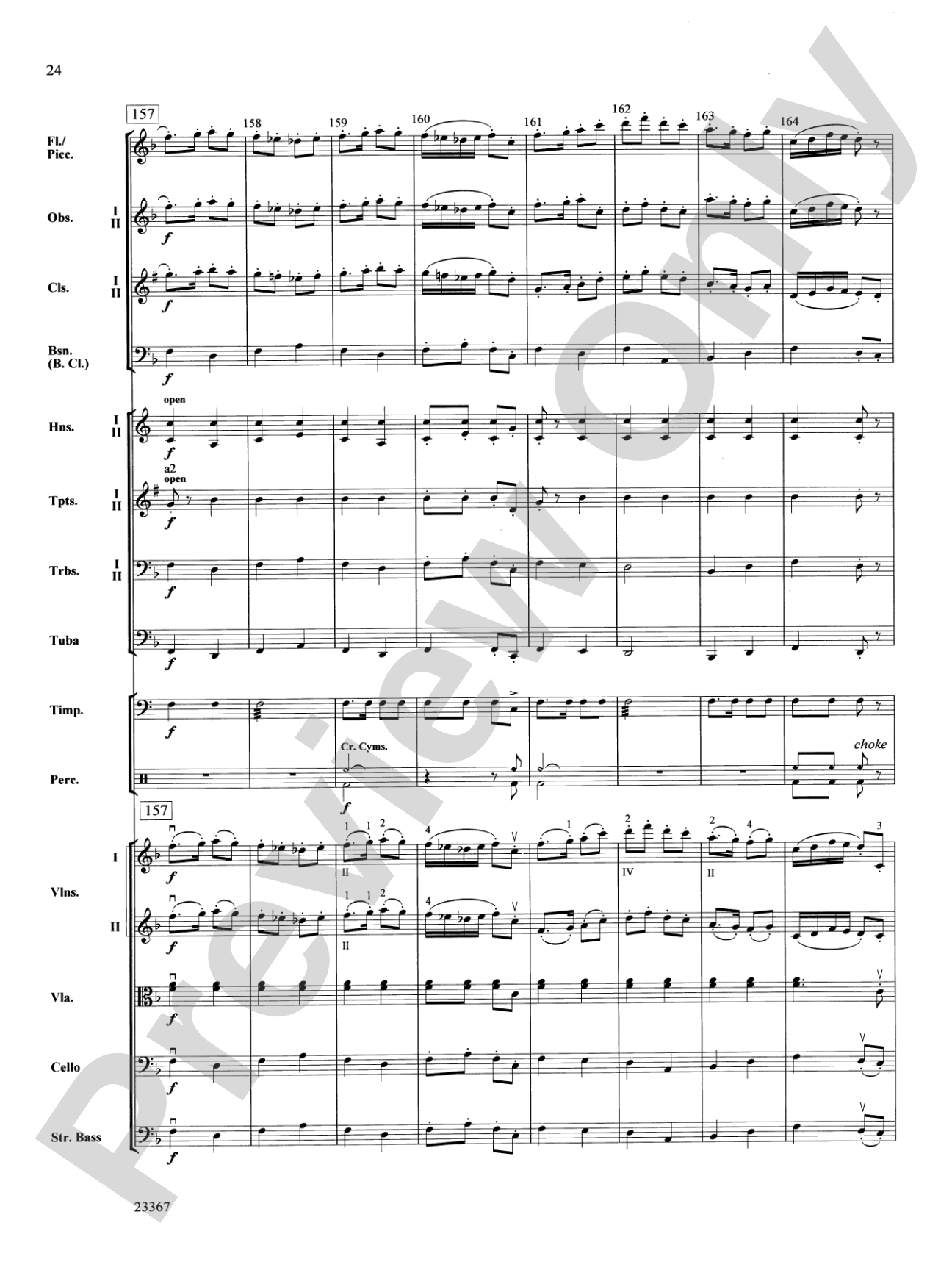 Overture to the Wasps: Full Orchestra Conductor Score & Parts