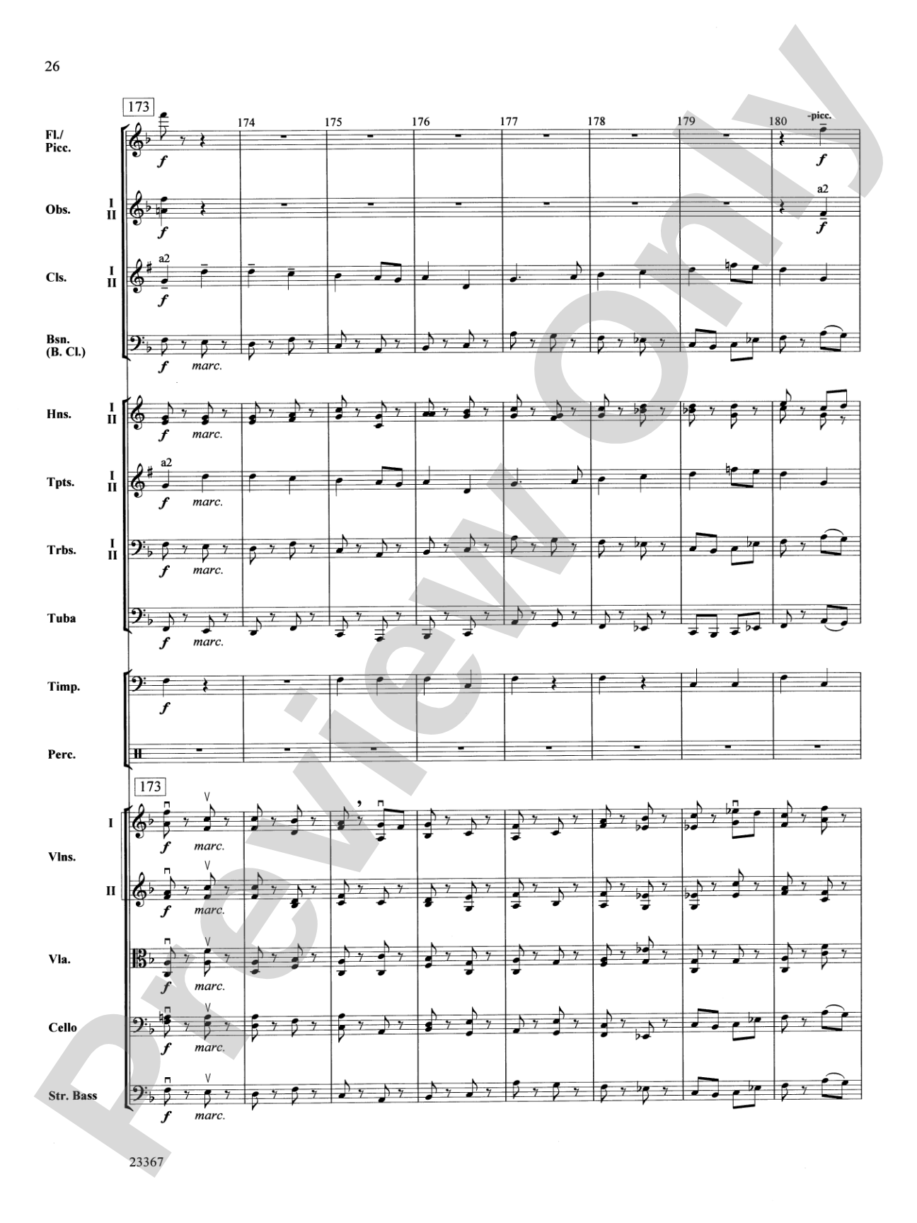 Overture to the Wasps: Full Orchestra Conductor Score & Parts