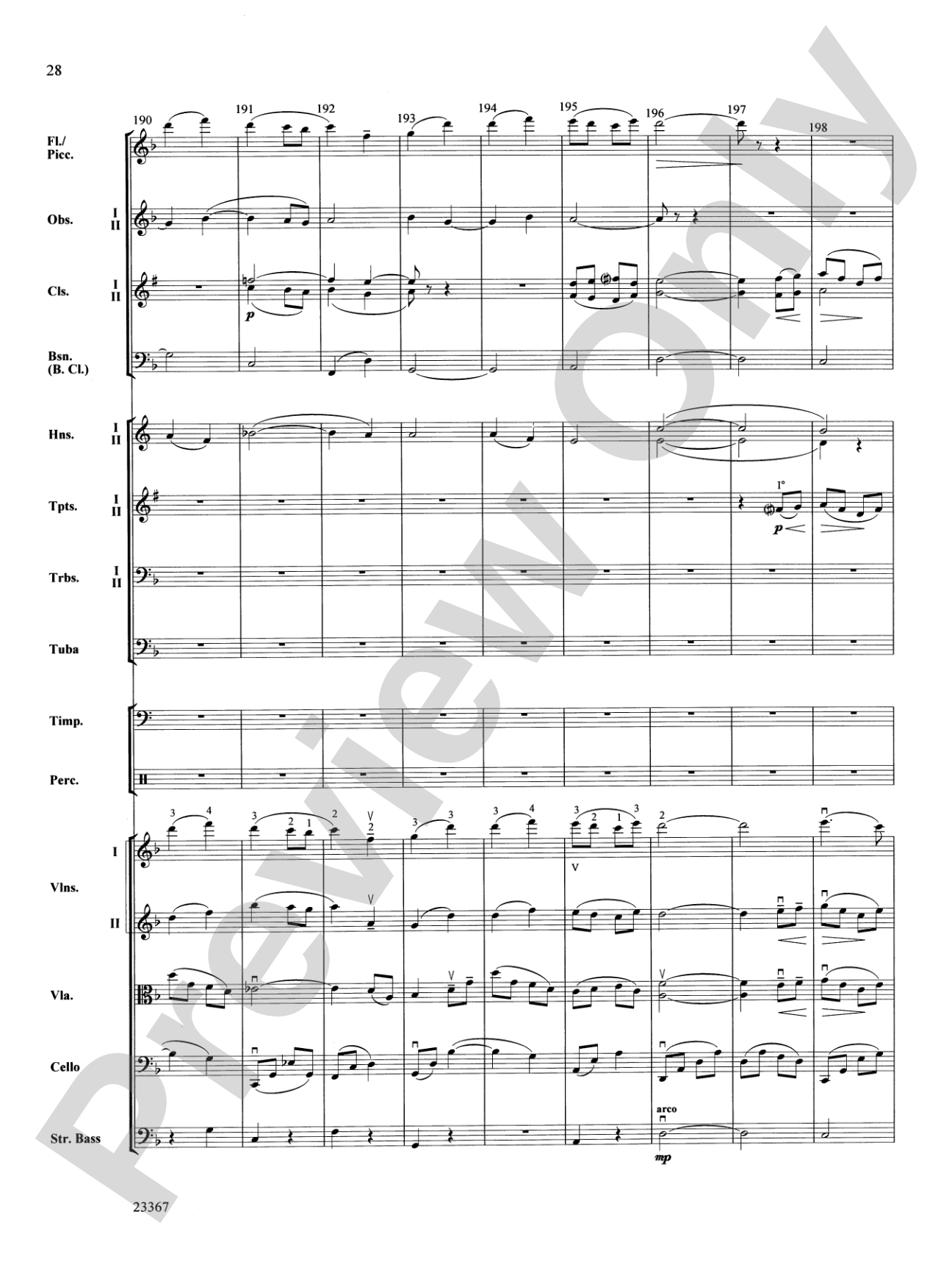 Overture to the Wasps: Full Orchestra Conductor Score & Parts