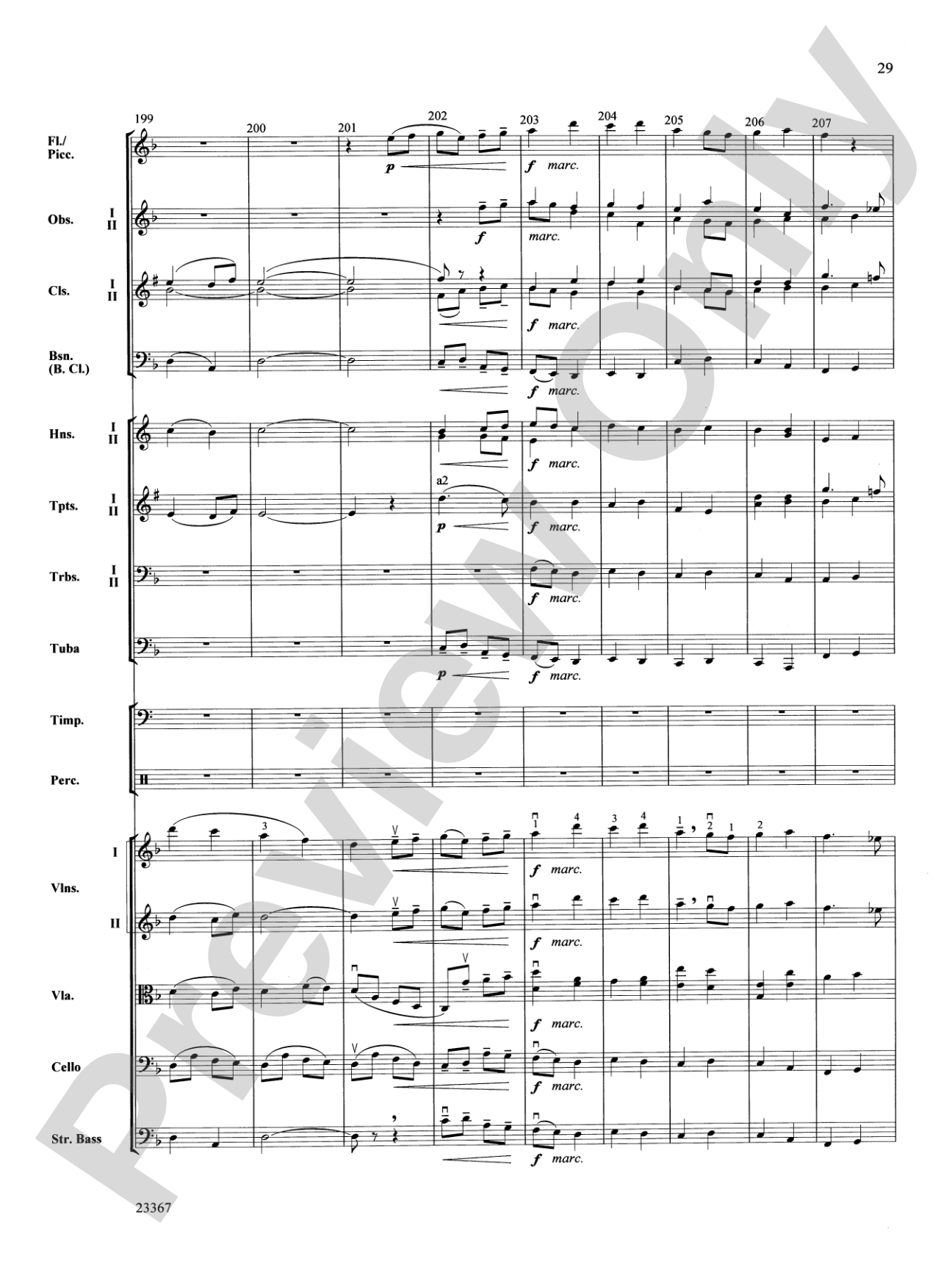 Overture to the Wasps: Full Orchestra Conductor Score & Parts