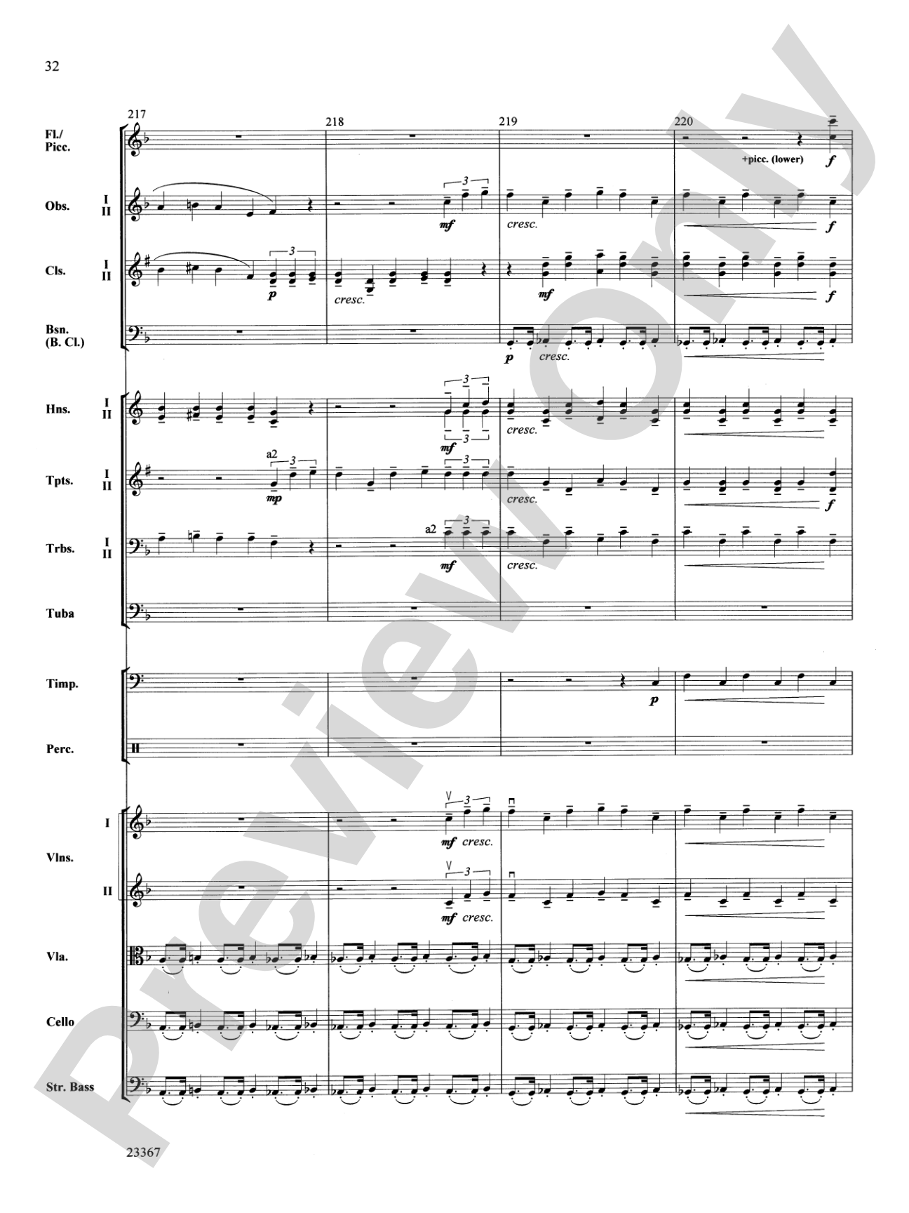 Overture to the Wasps: Full Orchestra Conductor Score & Parts