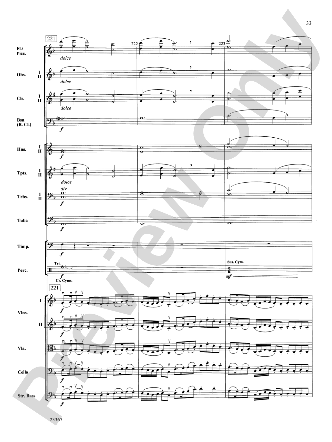 Overture to the Wasps: Full Orchestra Conductor Score & Parts