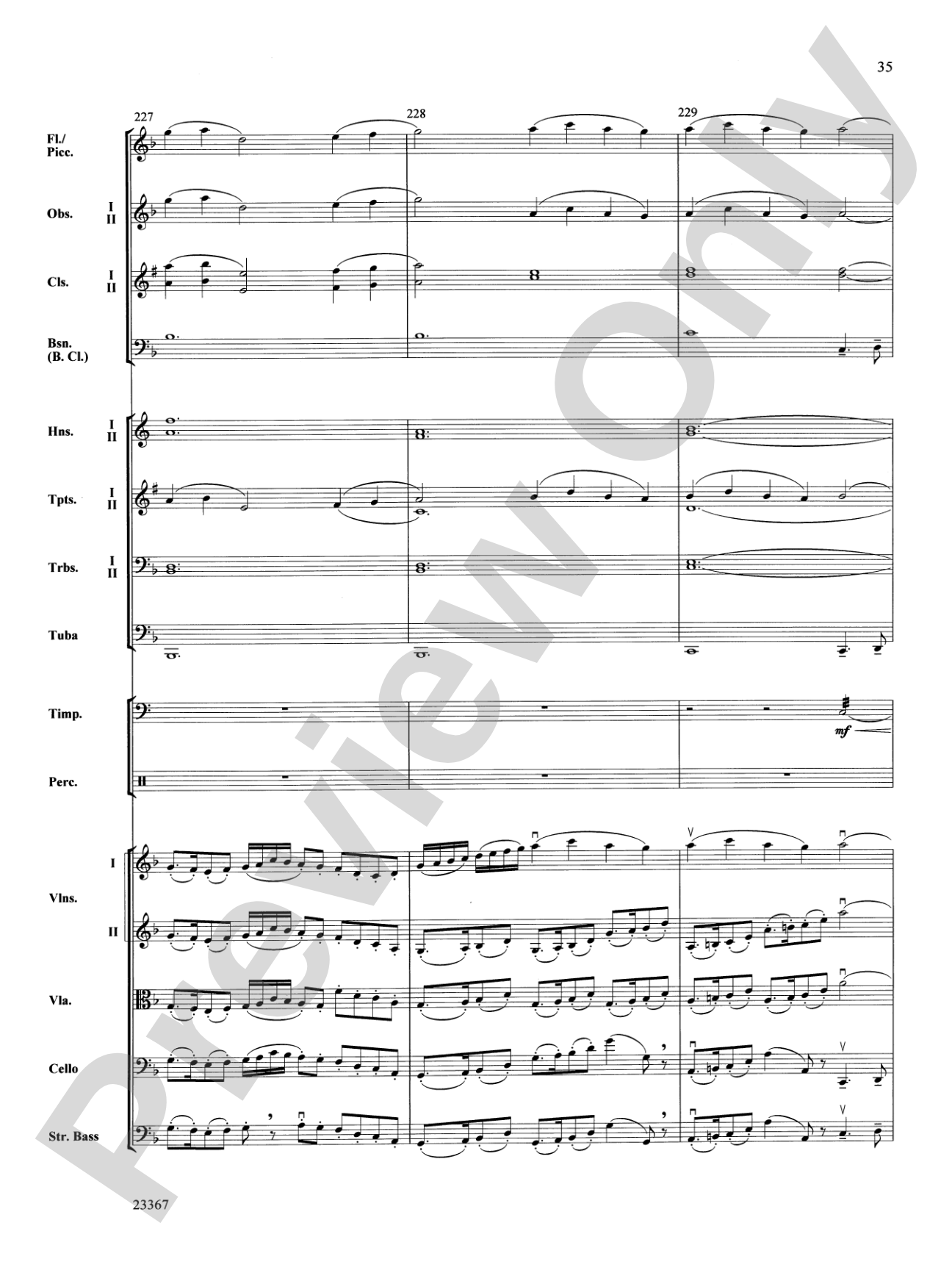 Overture to the Wasps: Full Orchestra Conductor Score & Parts