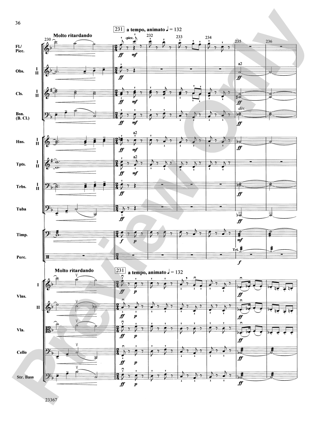 Overture to the Wasps: Full Orchestra Conductor Score & Parts