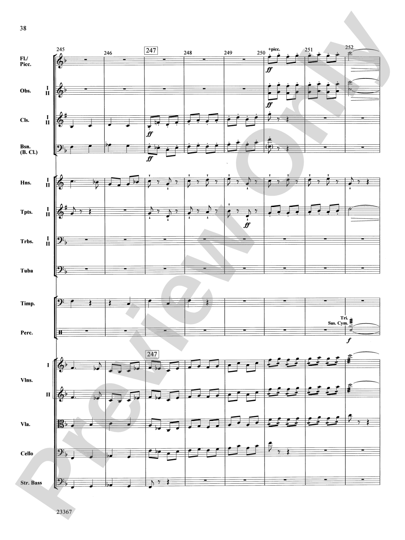 Overture to the Wasps: Full Orchestra Conductor Score & Parts
