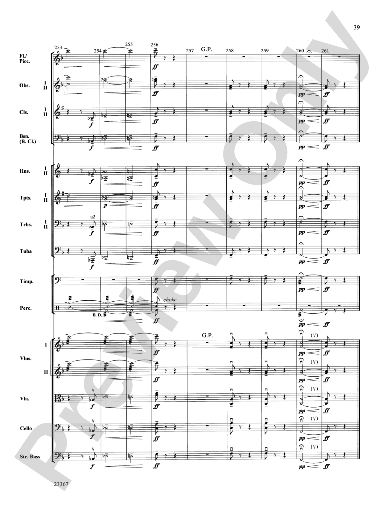 Overture to the Wasps: Full Orchestra Conductor Score & Parts