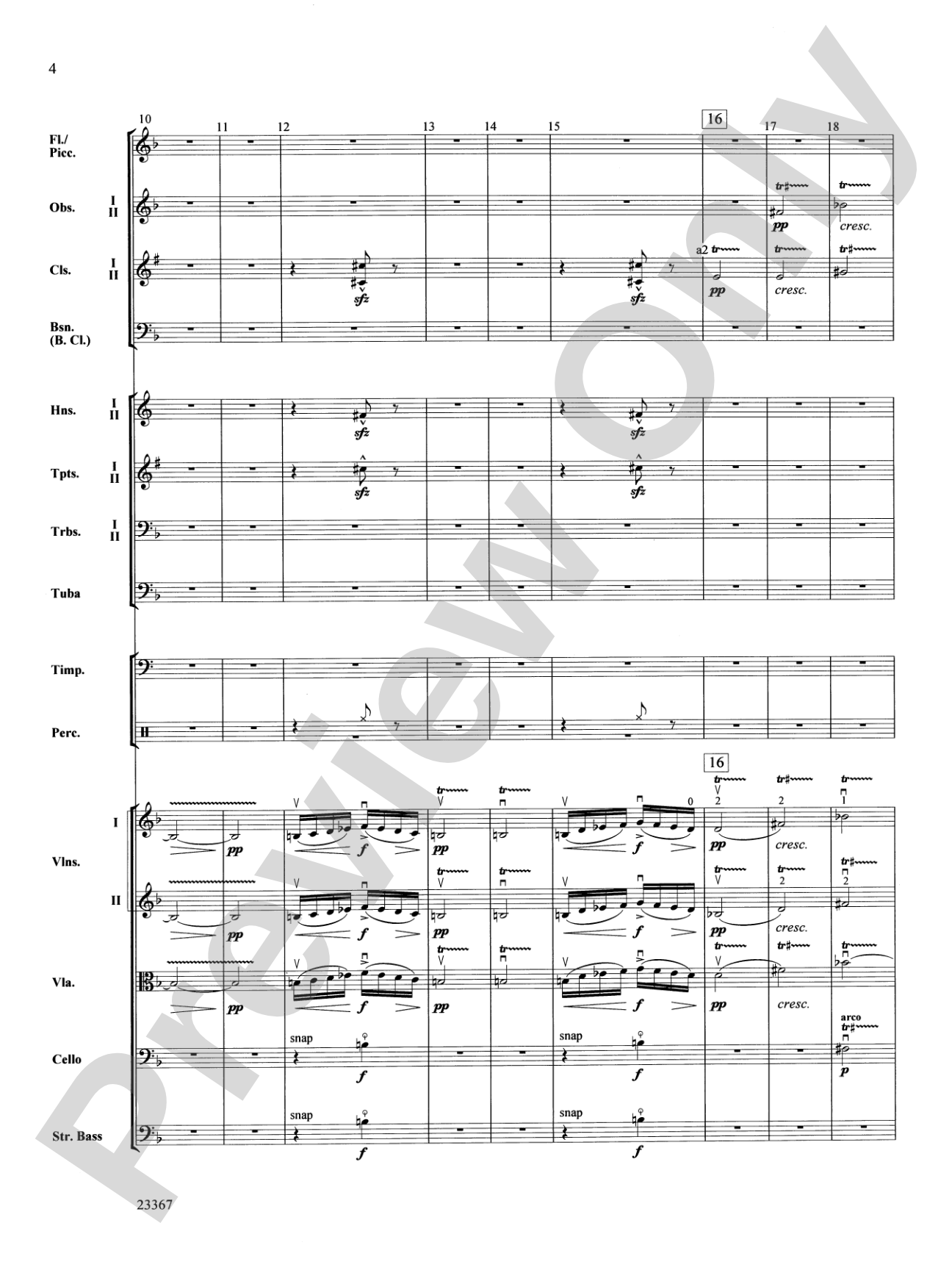 Overture to the Wasps: Full Orchestra Conductor Score & Parts