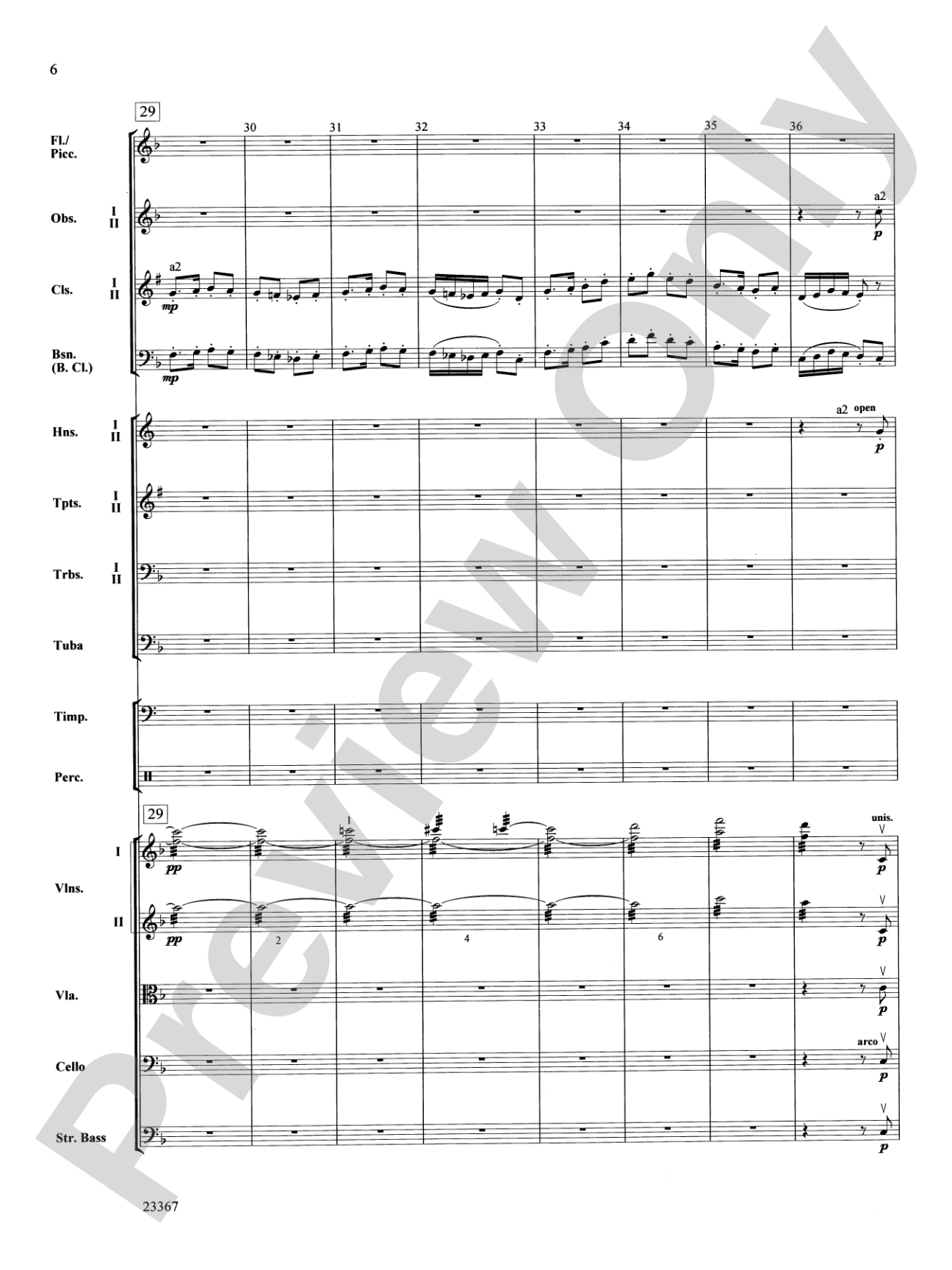 Overture to the Wasps: Full Orchestra Conductor Score & Parts