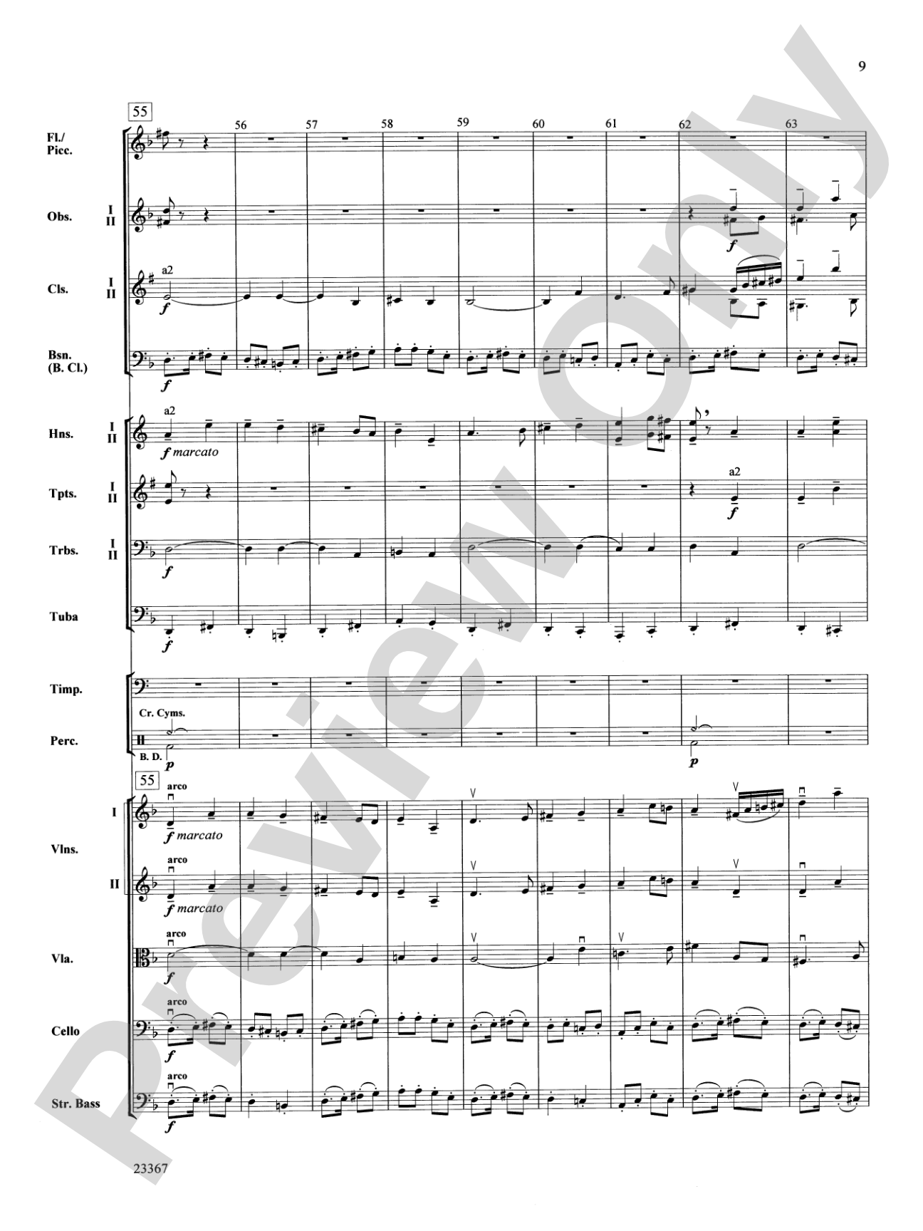 Overture to the Wasps: Full Orchestra Conductor Score & Parts