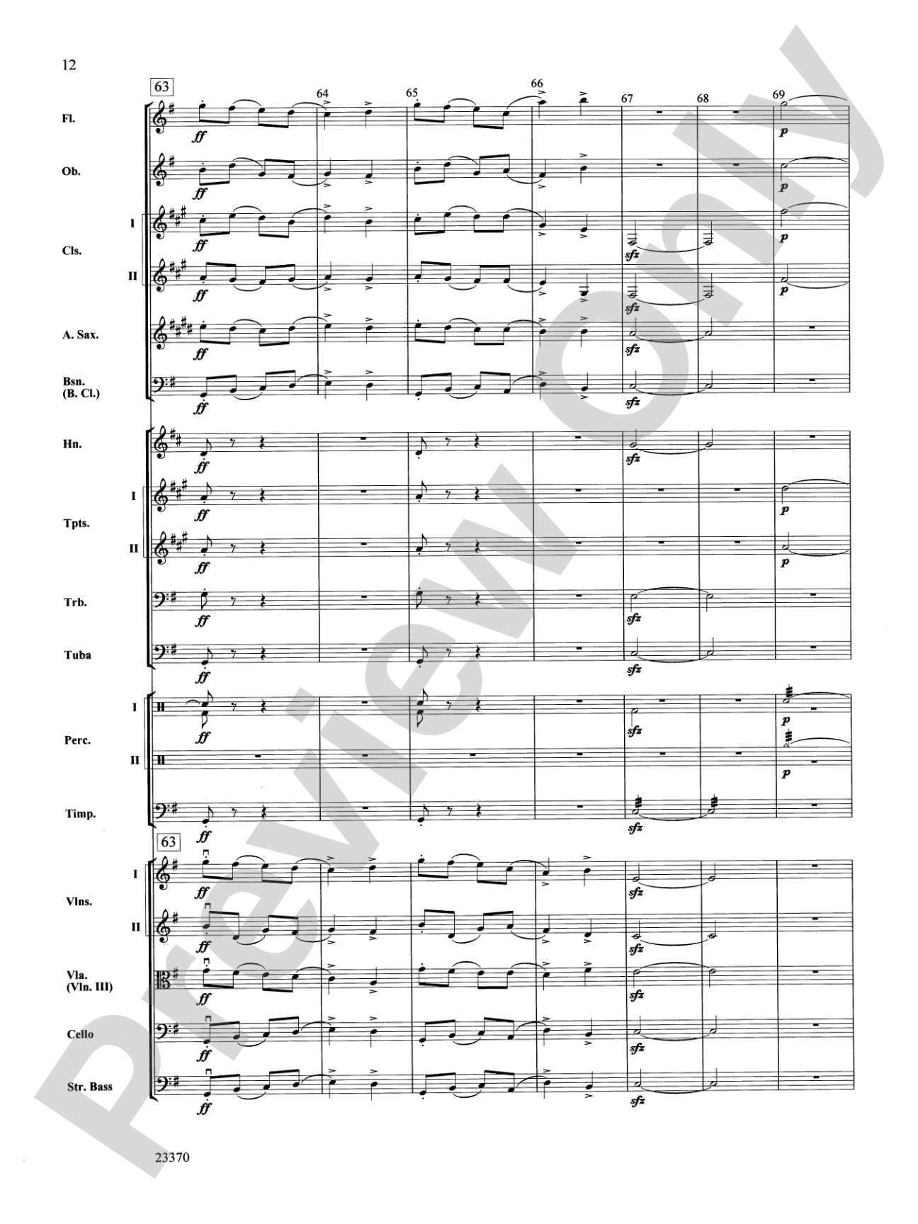 Symphony No. 4: Full Orchestra Conductor Score & Parts